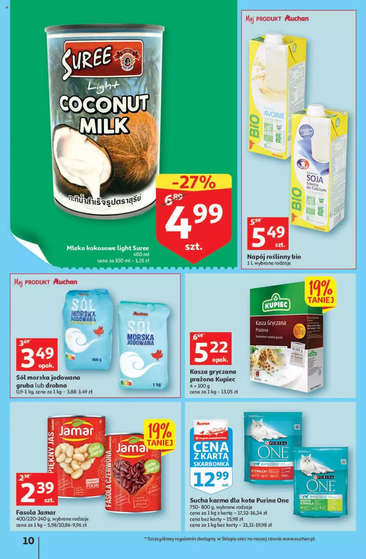 Auchan przeNISKIE CENY – Przekorzyści cenowe Supermarkety gazetka ważna od 22.09.2022 do 28.09.2022 strona 10