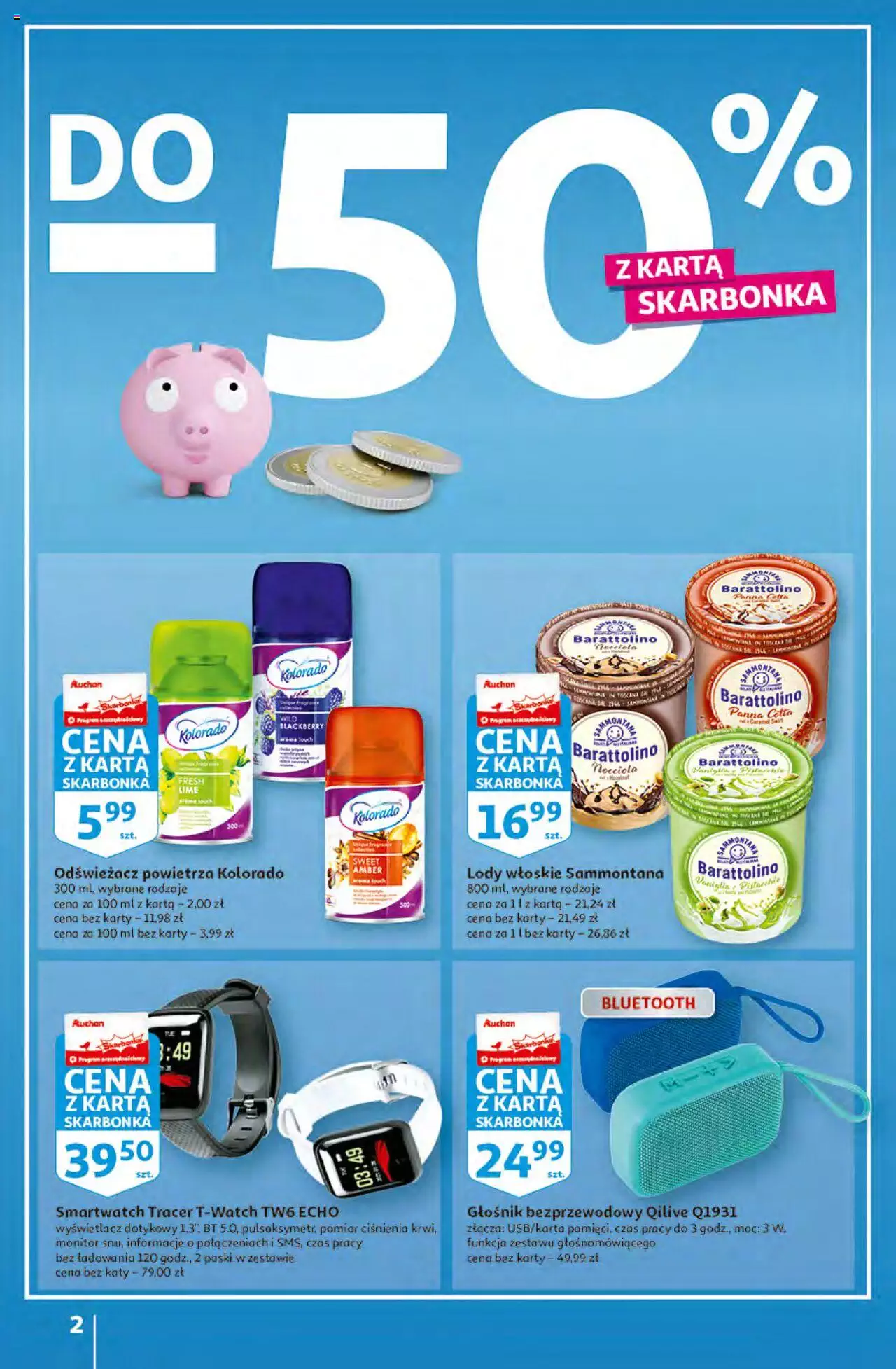 Auchan przeNISKIE CENY – przeKorzyści z markami Auchan Hipermarkety gazetka ważna od 29.09.2022 do 05.10.2022 strona 2