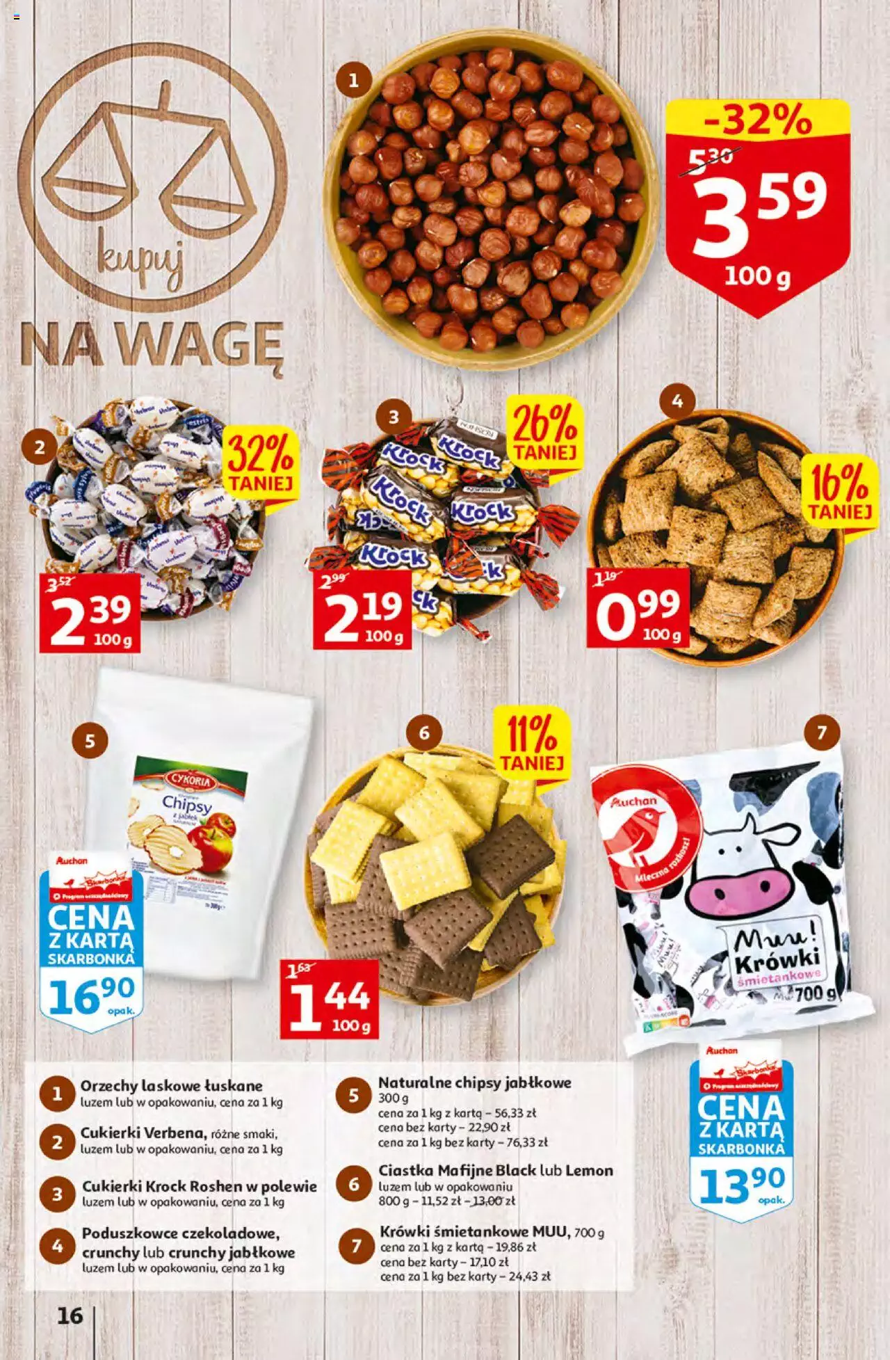 Auchan przeNISKIE CENY – przeKorzyści z markami Auchan Hipermarkety gazetka ważna od 29.09.2022 do 05.10.2022 strona 16