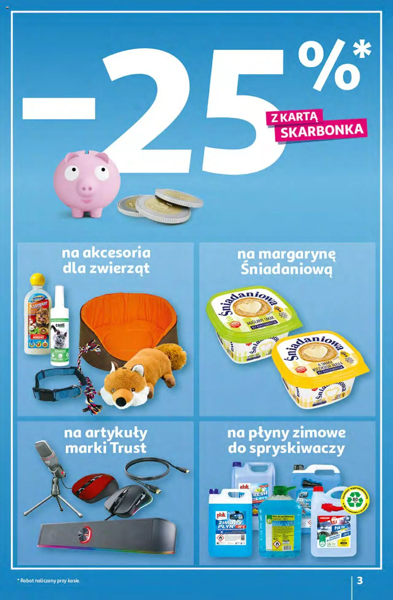 Auchan przeNISKIE CENY – przeKorzyści z markami Auchan Hipermarkety gazetka ważna od 29.09.2022 do 05.10.2022 strona 3
