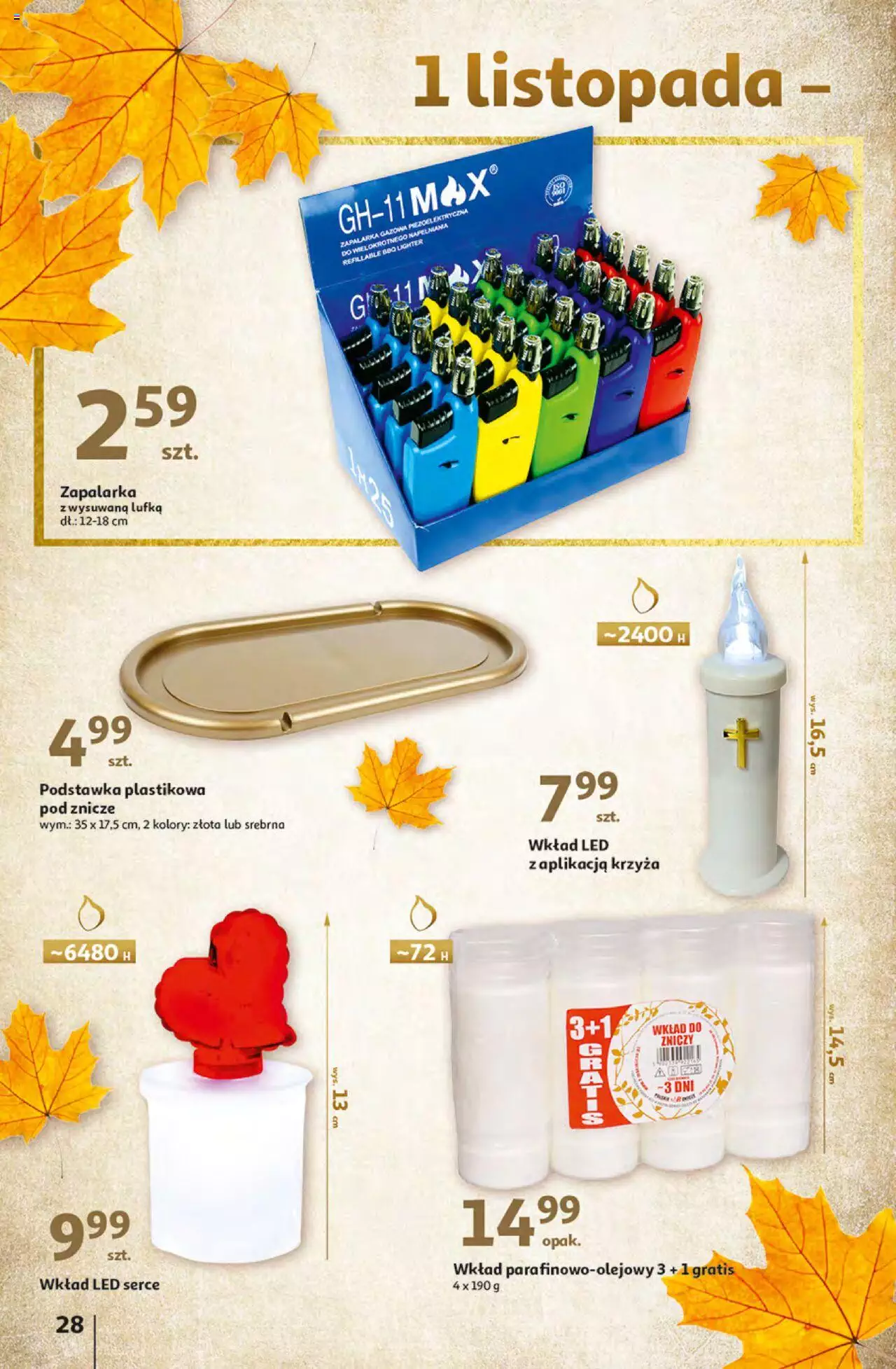 Auchan przeNISKIE CENY – przeKorzyści z markami Auchan Hipermarkety gazetka ważna od 29.09.2022 do 05.10.2022 strona 28