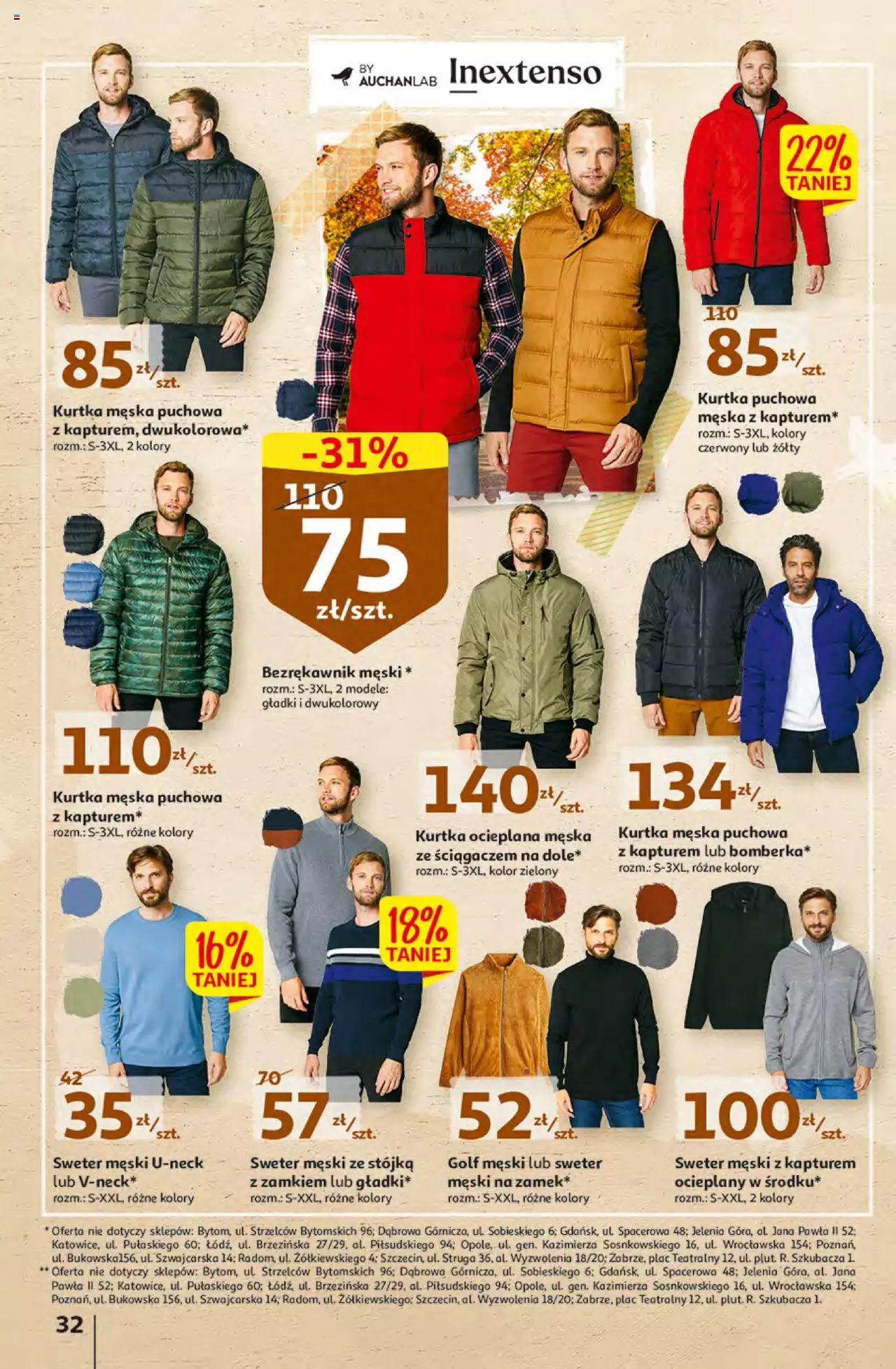Auchan przeNISKIE CENY – przeKorzyści z markami Auchan Hipermarkety gazetka ważna od 29.09.2022 do 05.10.2022 strona 32