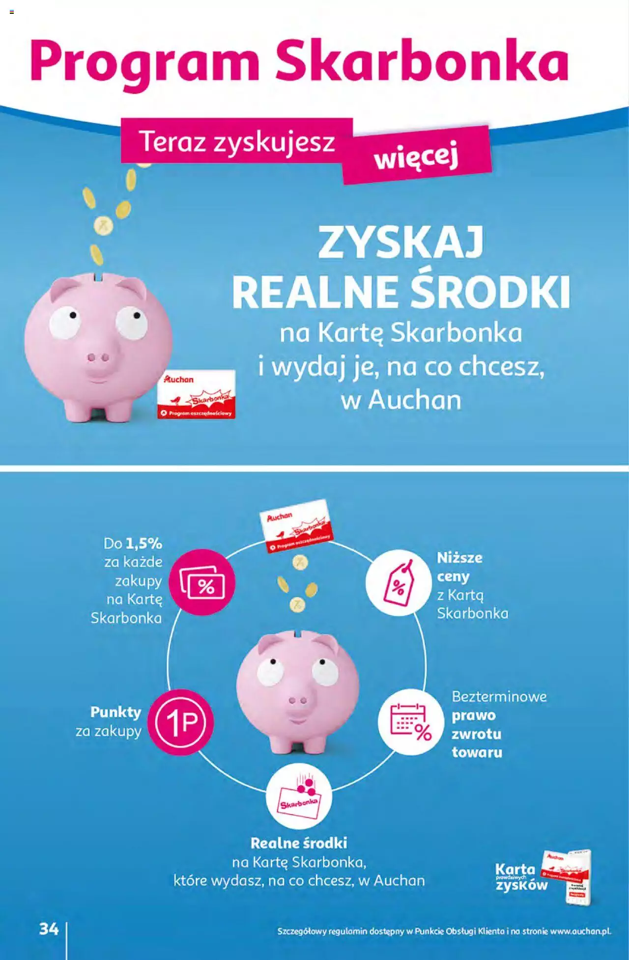 Auchan przeNISKIE CENY – przeKorzyści z markami Auchan Hipermarkety gazetka ważna od 29.09.2022 do 05.10.2022 strona 34