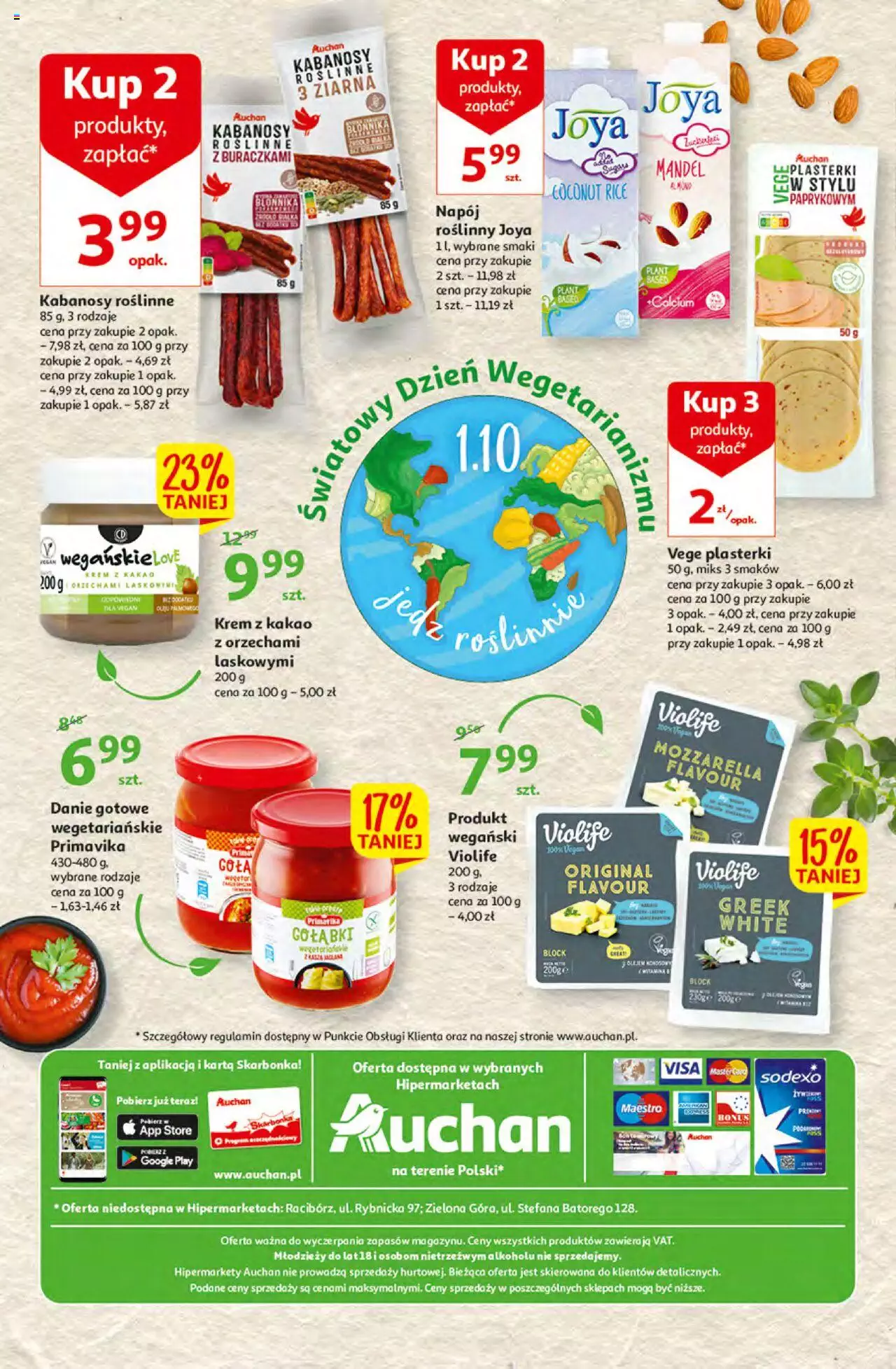 Auchan przeNISKIE CENY – przeKorzyści z markami Auchan Hipermarkety gazetka ważna od 29.09.2022 do 05.10.2022 strona 36