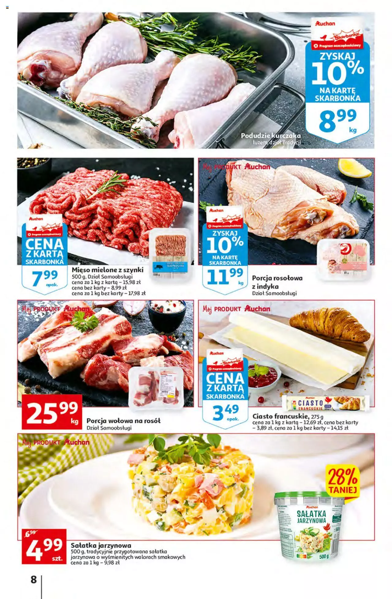 Auchan przeNISKIE CENY – przeKorzyści z markami Auchan Hipermarkety gazetka ważna od 29.09.2022 do 05.10.2022 strona 8