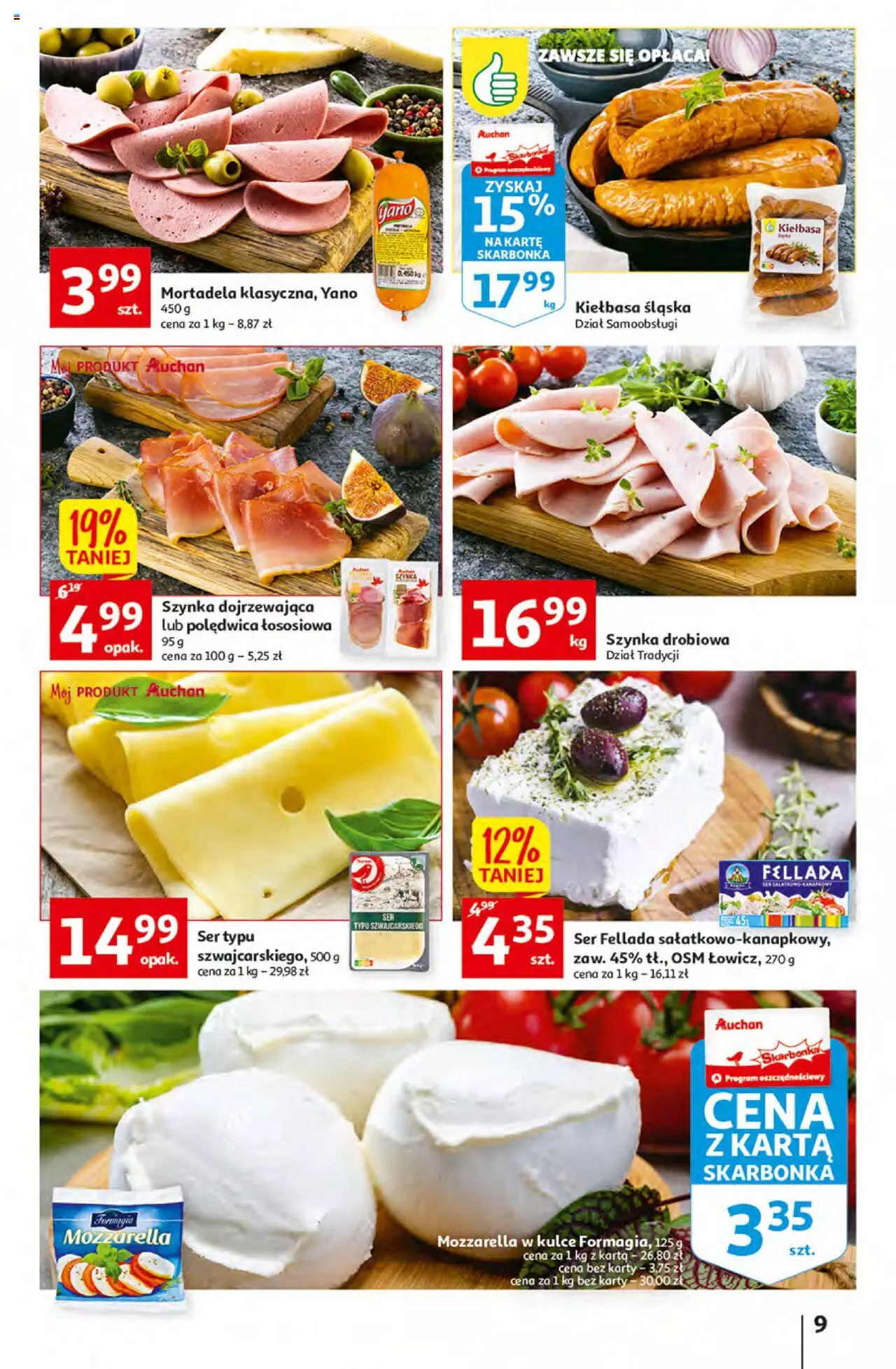 Auchan przeNISKIE CENY – przeKorzyści z markami Auchan Hipermarkety gazetka ważna od 29.09.2022 do 05.10.2022 strona 9