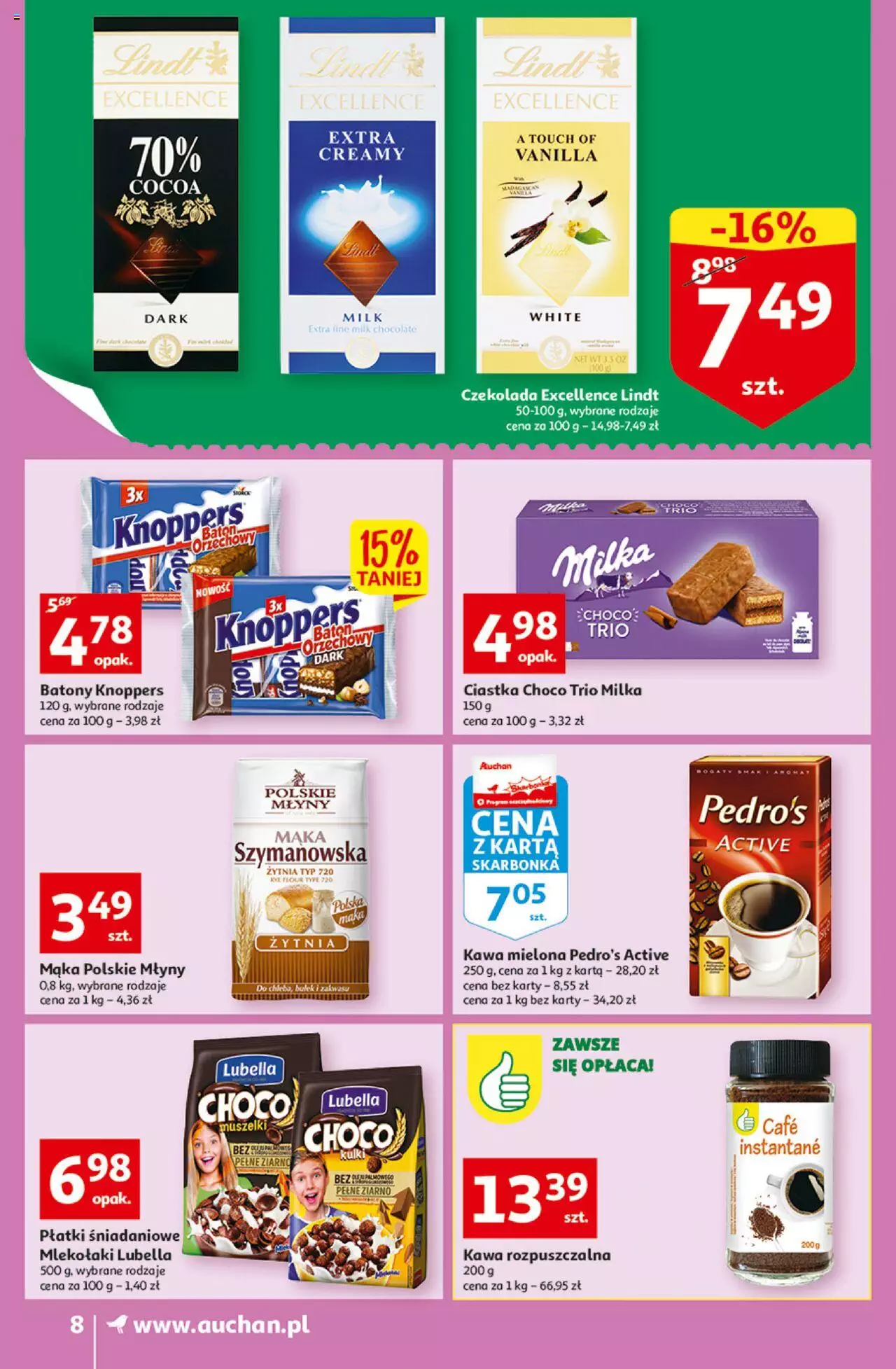Auchan przeNISKIE CENY – przeKorzyści z markami Auchan Supermarkety gazetka ważna  od  29.09.2022 do 05.10.2022 strona 7