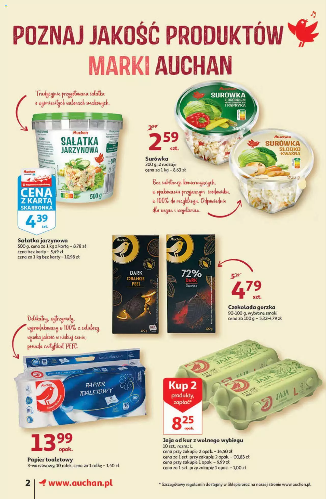 Auchan przeNISKIE CENY przesmaczna Wielkanoc Supermarkety gazetka ważna od 07.04.2022 do 16.04.2022 strona 2