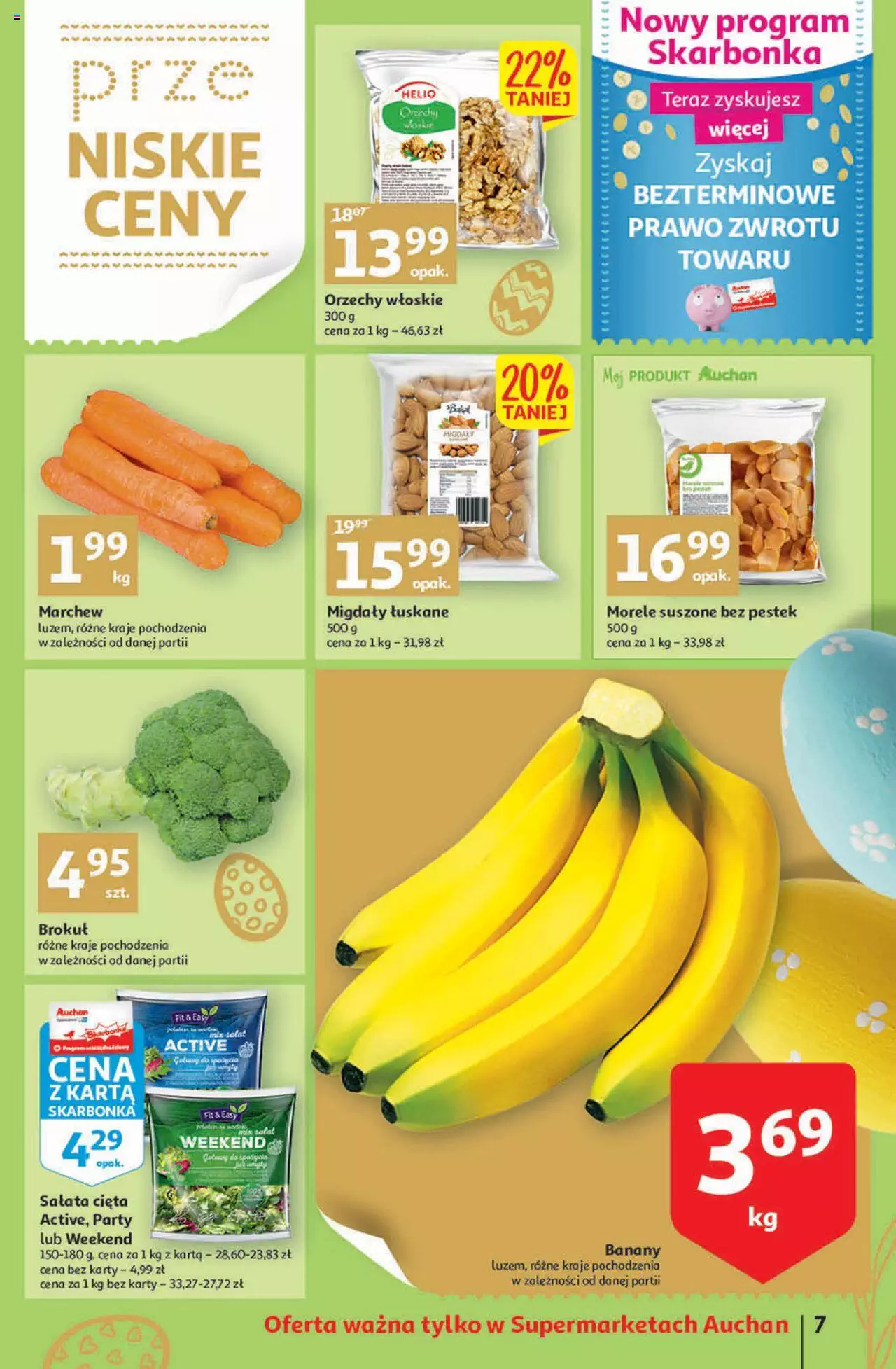 Auchan przeNISKIE CENY przesmaczna Wielkanoc Supermarkety gazetka ważna od 07.04.2022 do 16.04.2022 strona 7