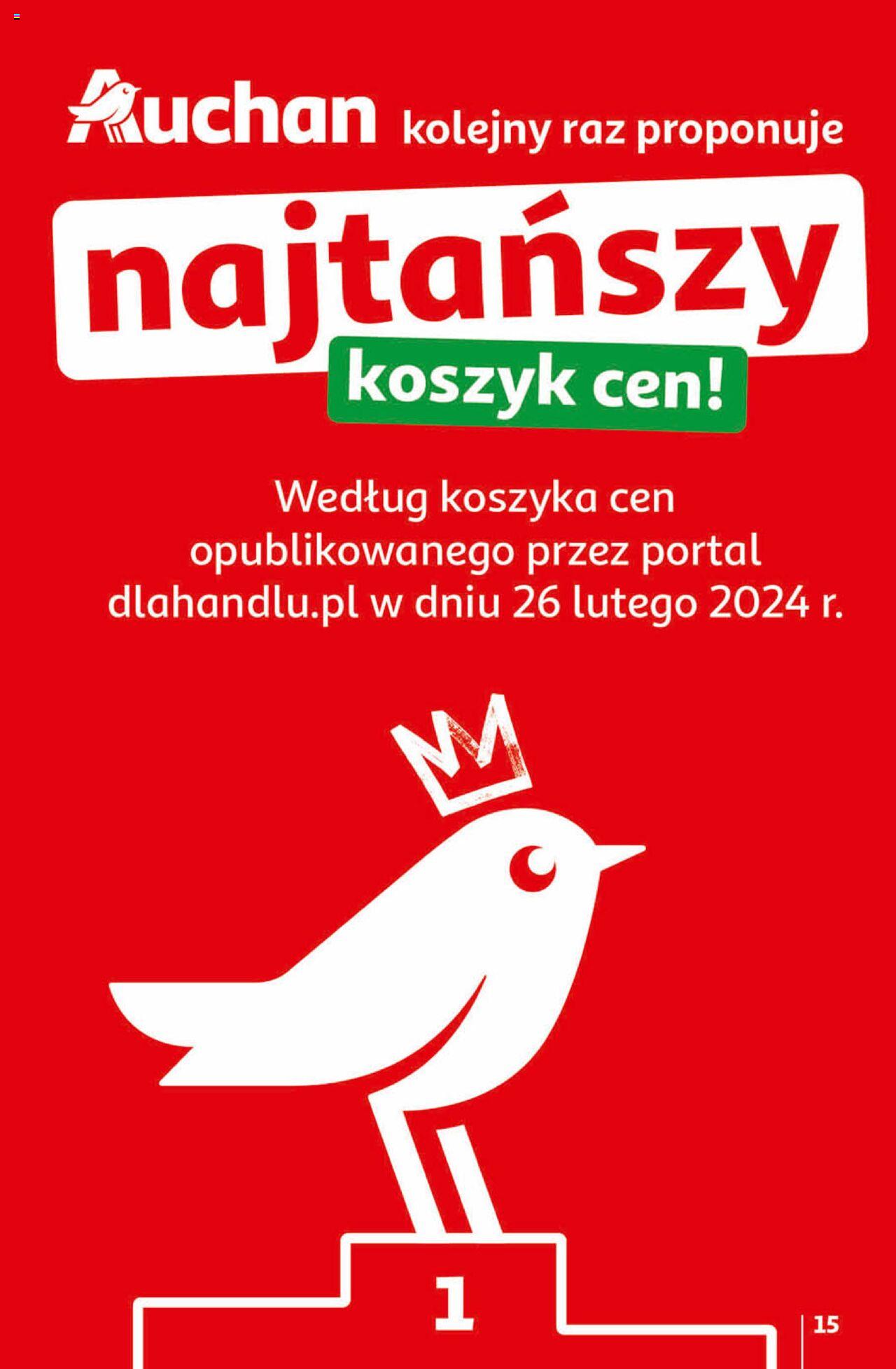 Auchan Przygotuj ogród na wiosnę! Hipermarket Gazetka ważna od 04.04.2024 do 10.04.2024 strona 15