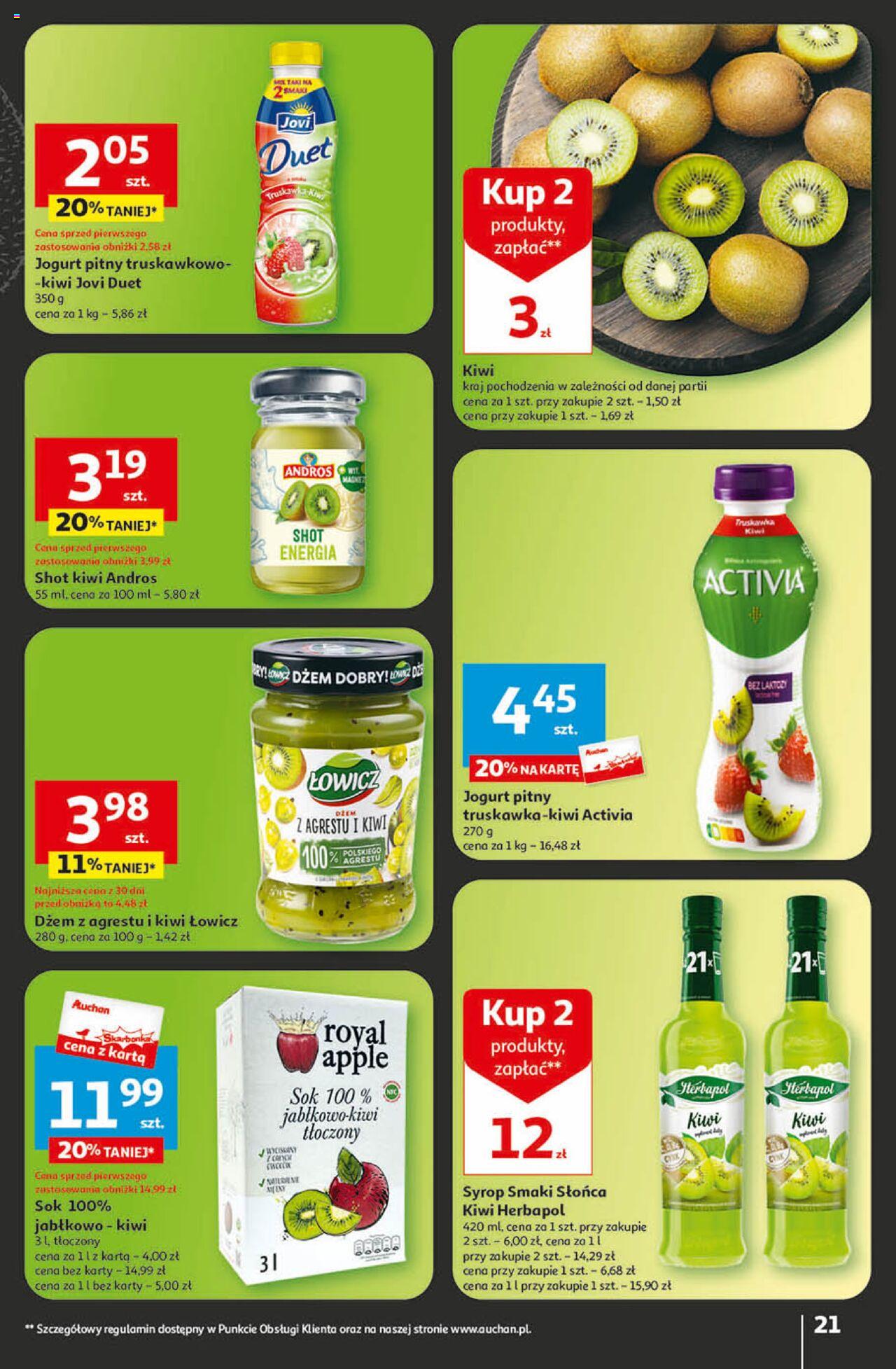 Auchan Przygotuj ogród na wiosnę! Hipermarket Gazetka ważna od 04.04.2024 do 10.04.2024 strona 21