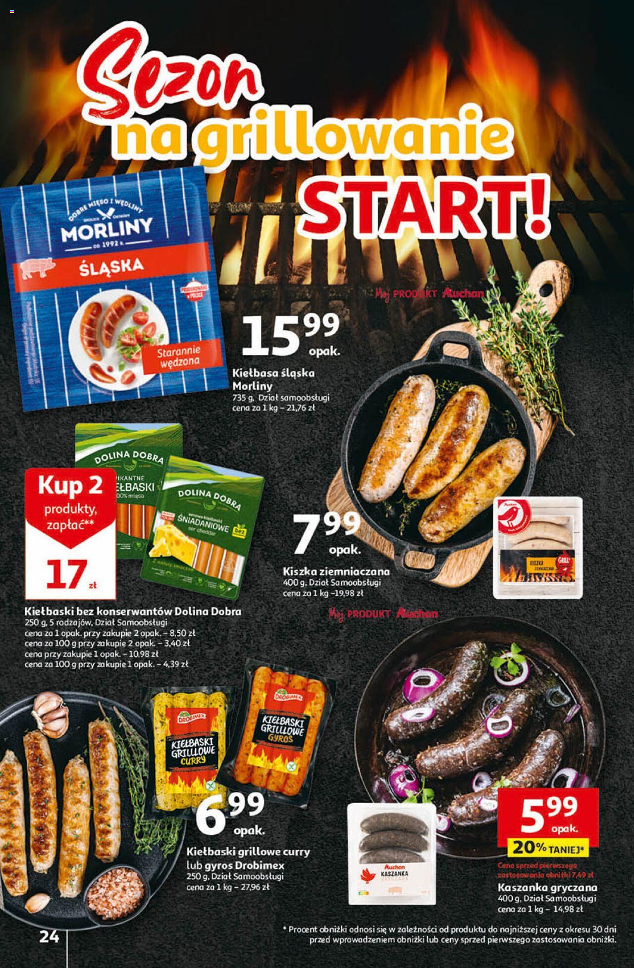 Auchan Przygotuj ogród na wiosnę! Hipermarket Gazetka ważna od 04.04.2024 do 10.04.2024 strona 24