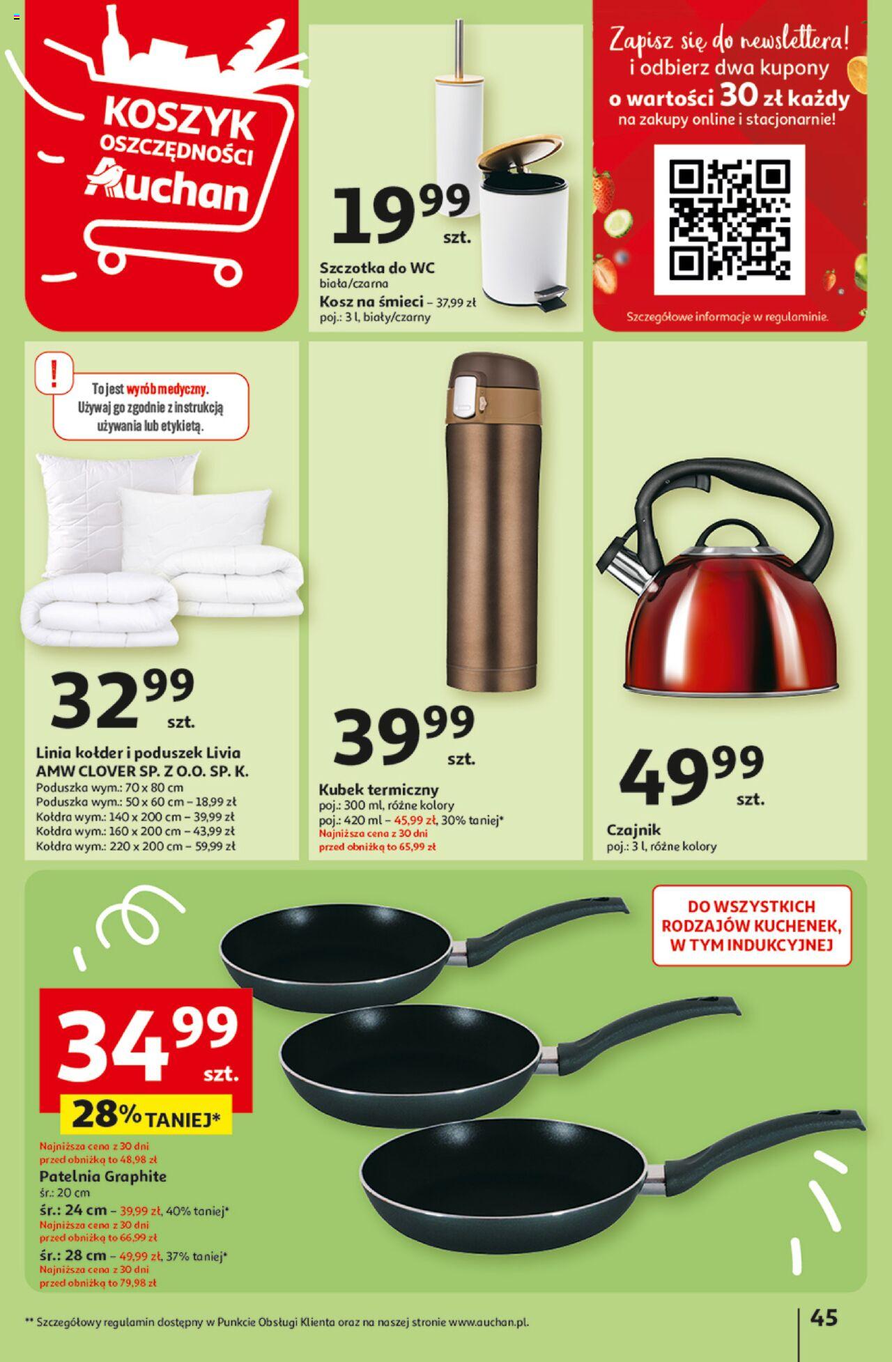 Auchan Przygotuj ogród na wiosnę! Hipermarket Gazetka ważna od 04.04.2024 do 10.04.2024 strona 44