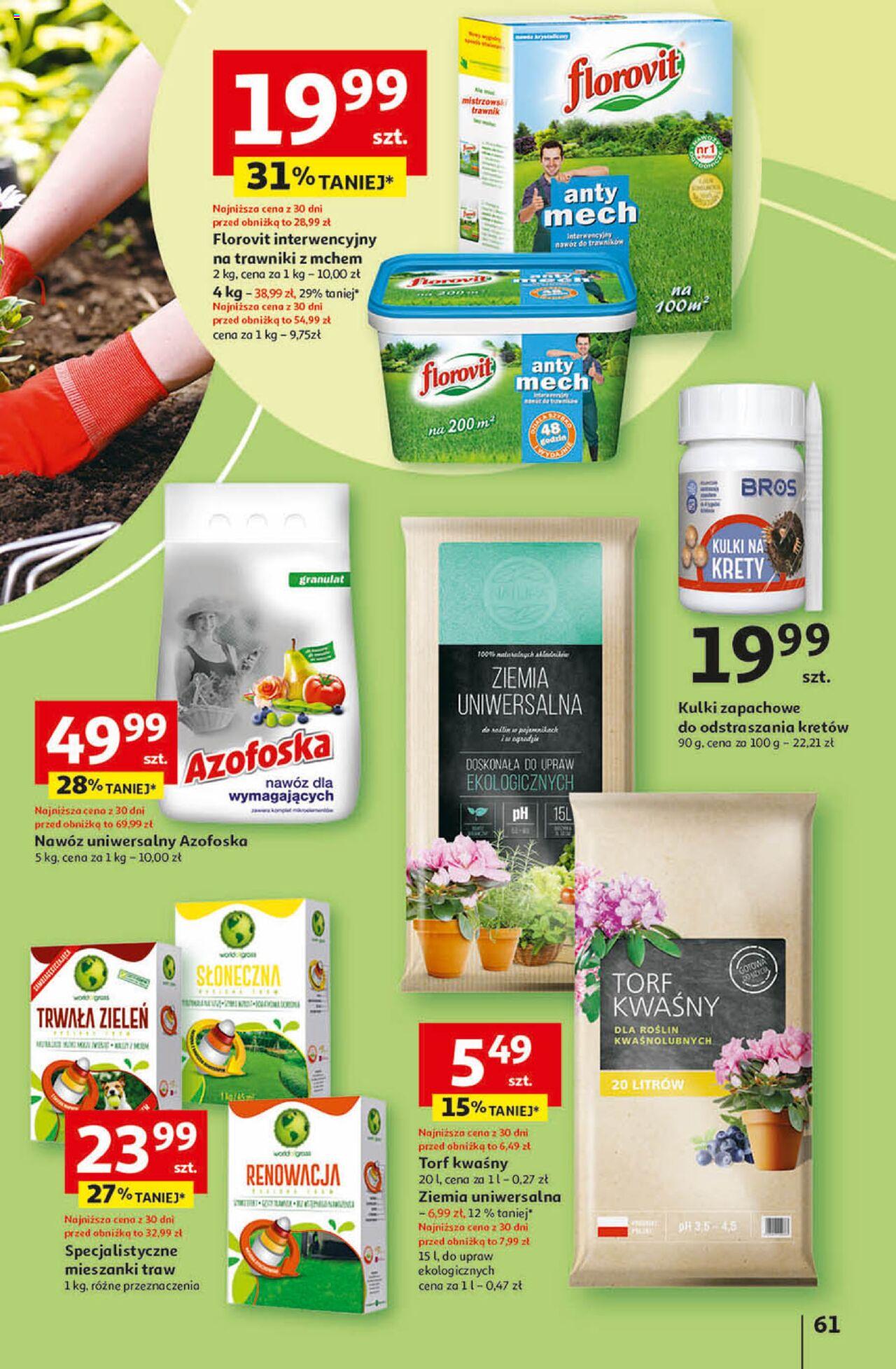 Auchan Przygotuj ogród na wiosnę! Hipermarket Gazetka ważna od 04.04.2024 do 10.04.2024 strona 57