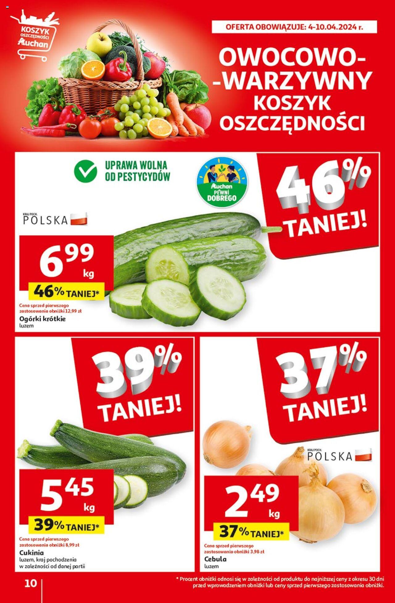 Auchan Przygotuj ogród na wiosnę! Hipermarket Gazetka ważna od 04.04.2024 do 10.04.2024 strona 10