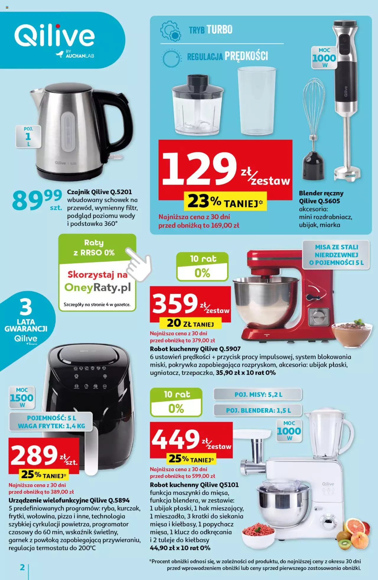 Auchan Qilive BY AUCHANLAB Hipermarket  Gazetka ważna od 14.09.2023 do 27.09.2023 strona 2