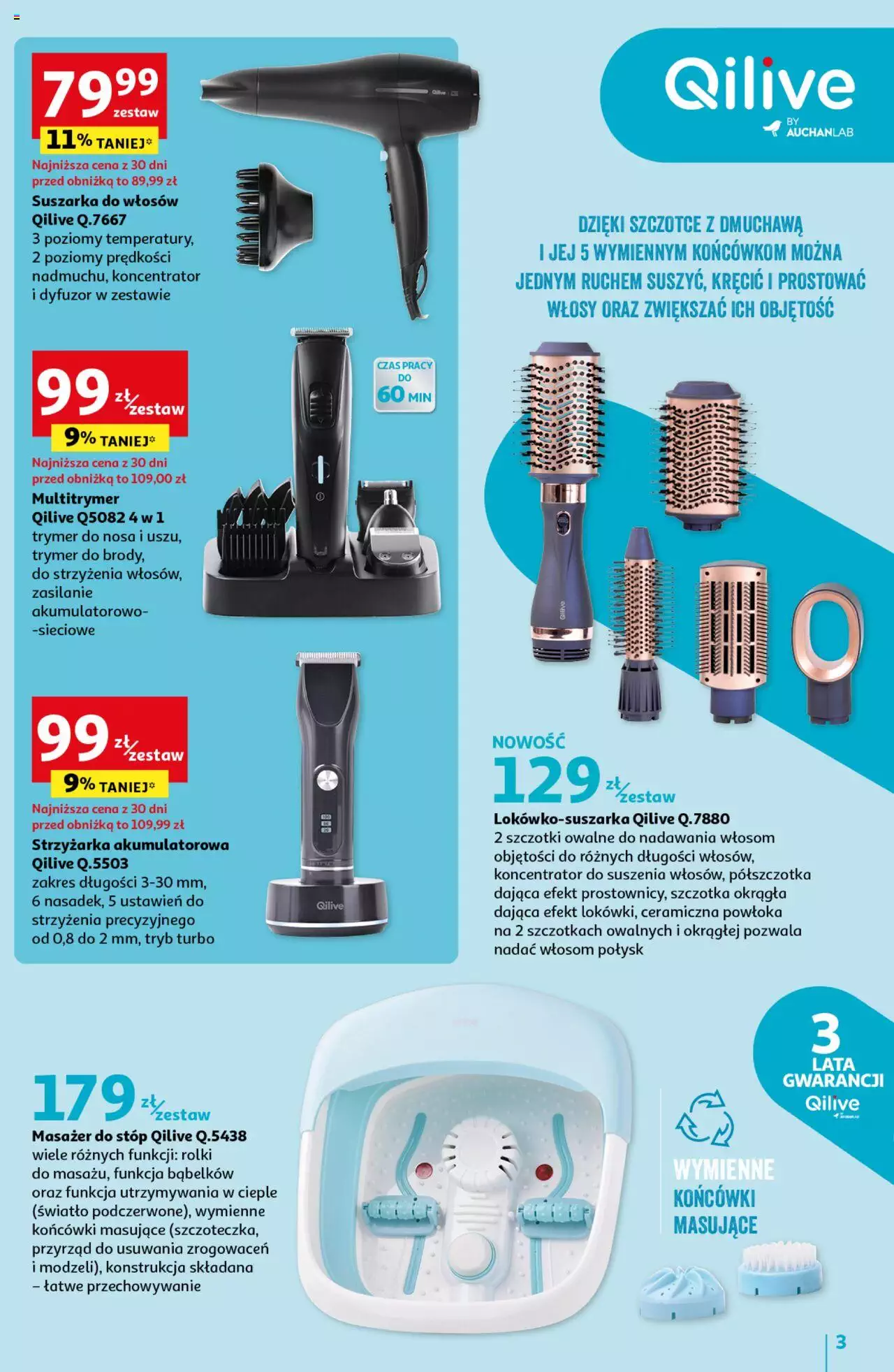 Auchan Qilive BY AUCHANLAB Hipermarket  Gazetka ważna od 14.09.2023 do 27.09.2023 strona 3