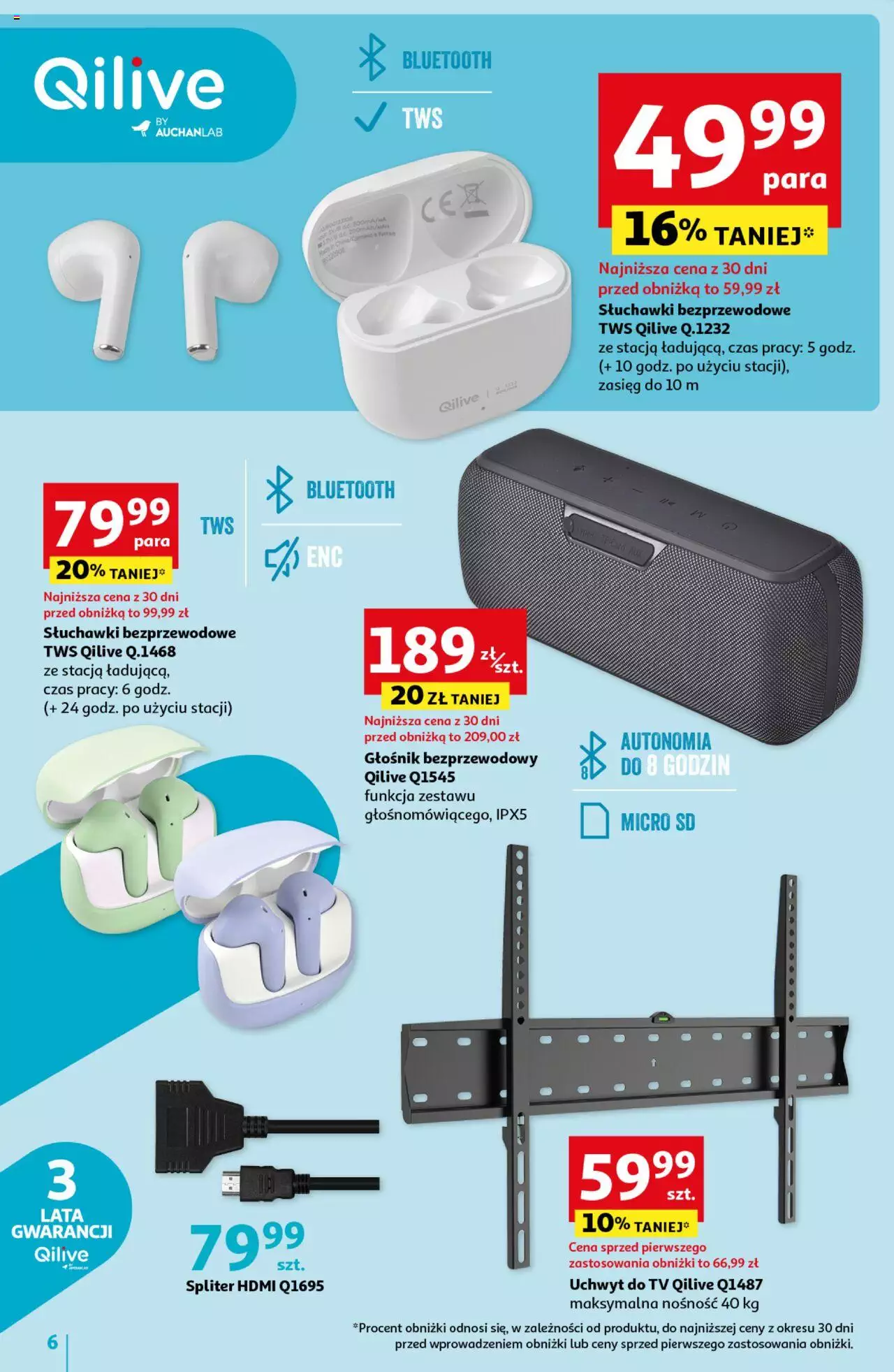 Auchan Qilive BY AUCHANLAB Hipermarket  Gazetka ważna od 14.09.2023 do 27.09.2023 strona 6