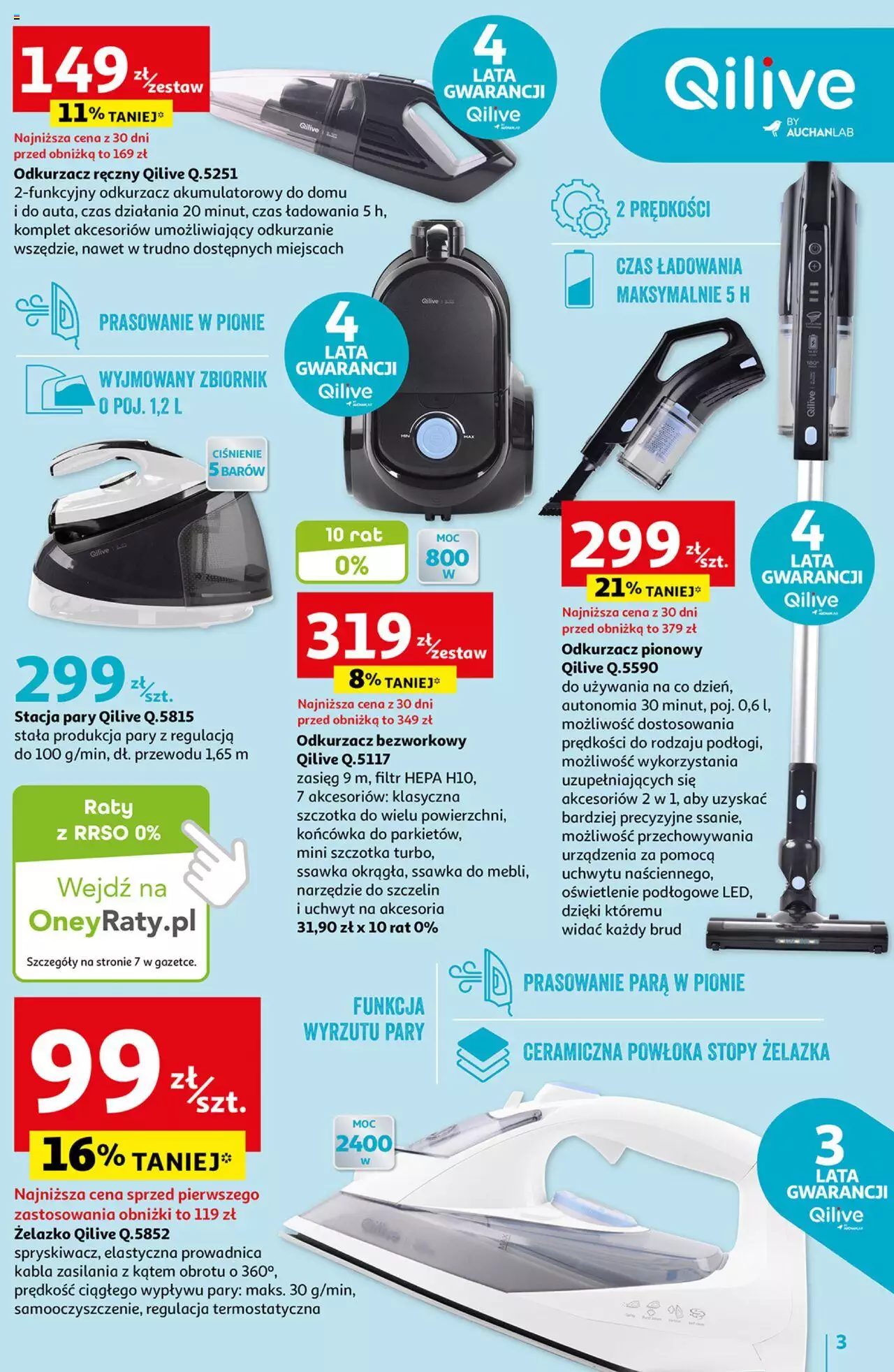 Auchan Qilive BY AUCHANLAB Hipermarket Gazetka ważna od 31.08.2023 do 13.09.2023 strona 3