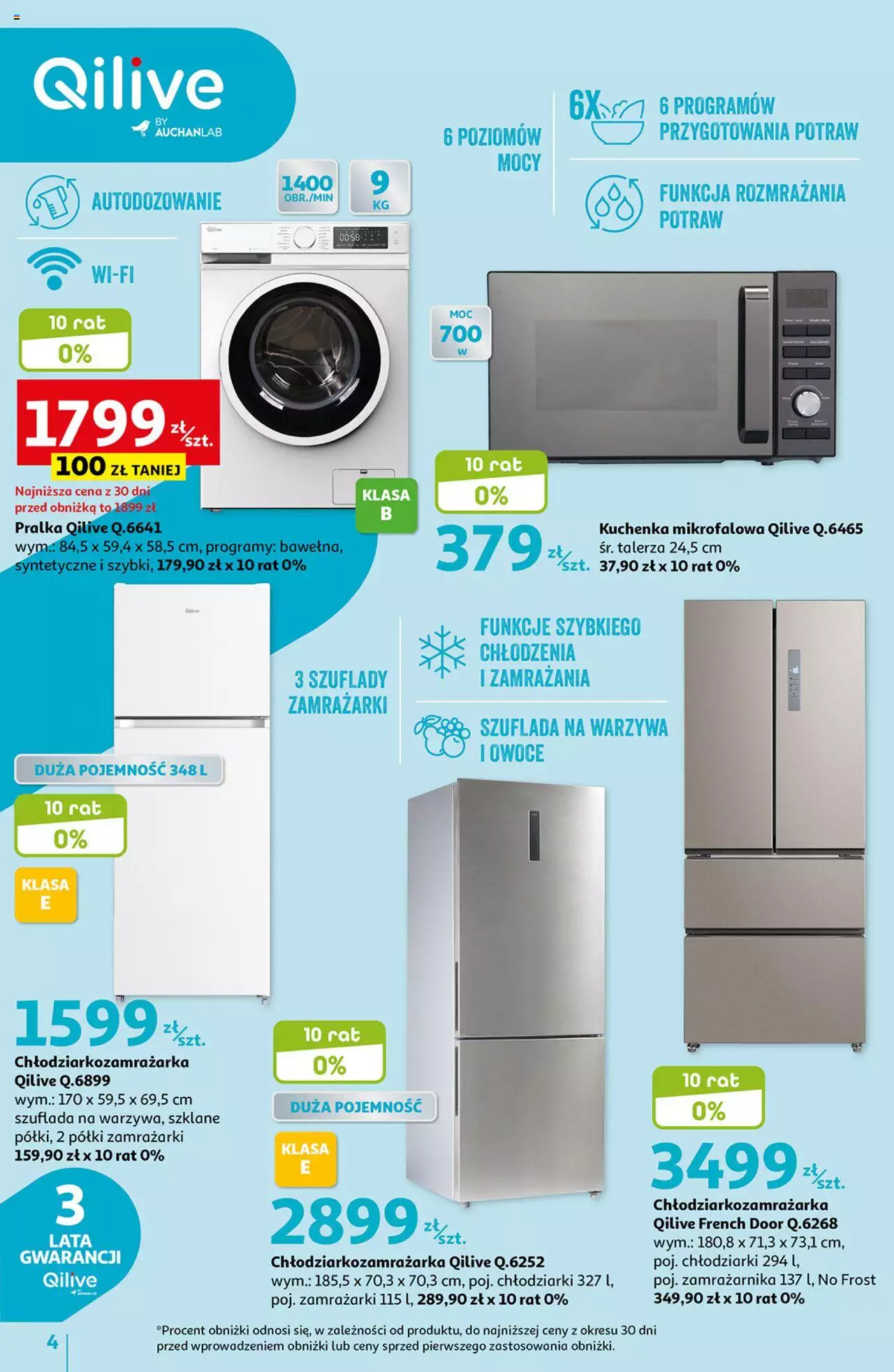 Auchan Qilive BY AUCHANLAB Hipermarket Gazetka ważna od 31.08.2023 do 13.09.2023 strona 4