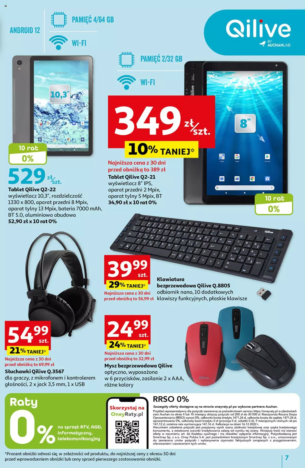 Auchan Qilive BY AUCHANLAB Hipermarket Gazetka ważna od 31.08.2023 do 13.09.2023 strona 7