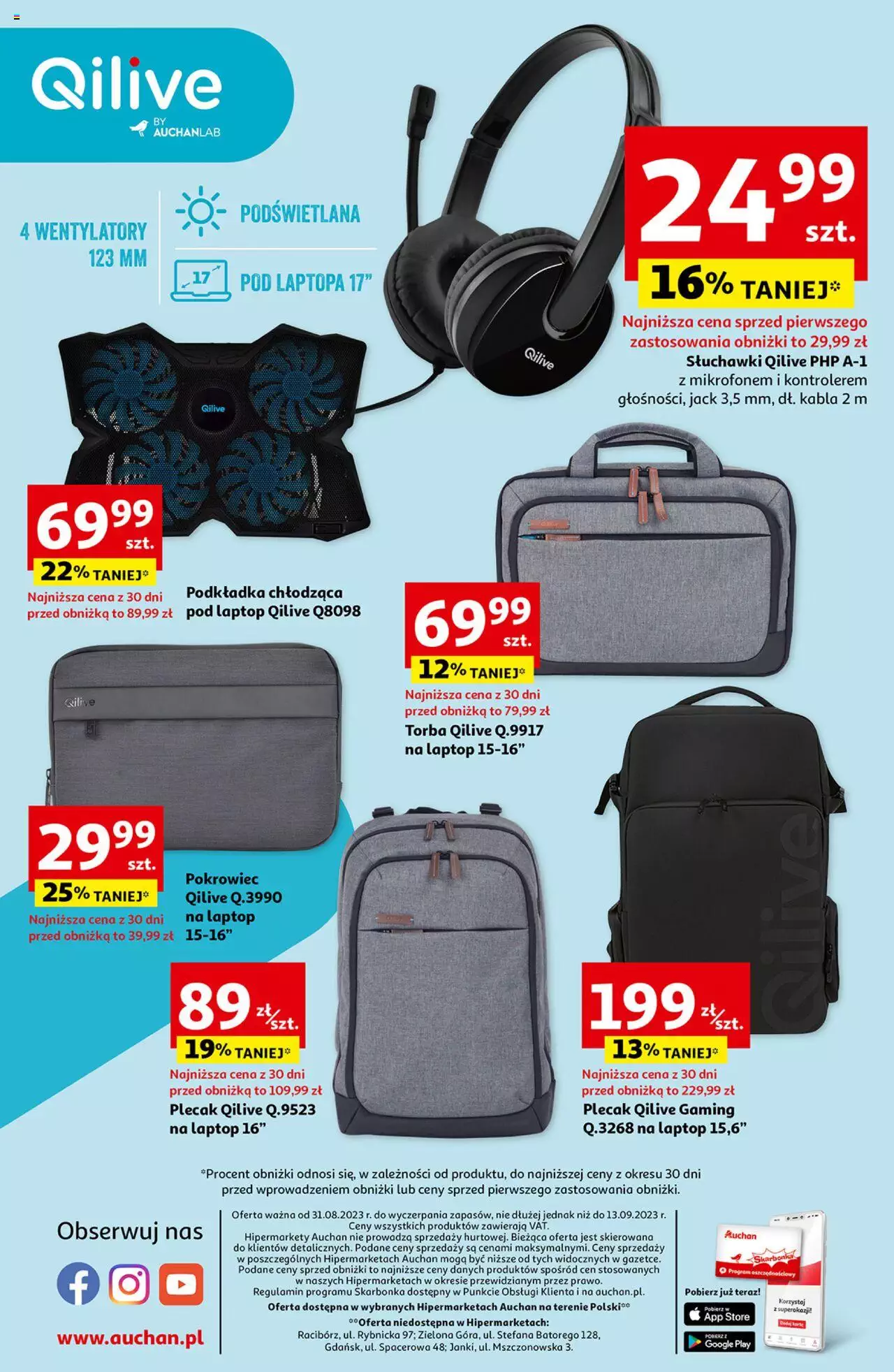 Auchan Qilive BY AUCHANLAB Hipermarket Gazetka ważna od 31.08.2023 do 13.09.2023 strona 8