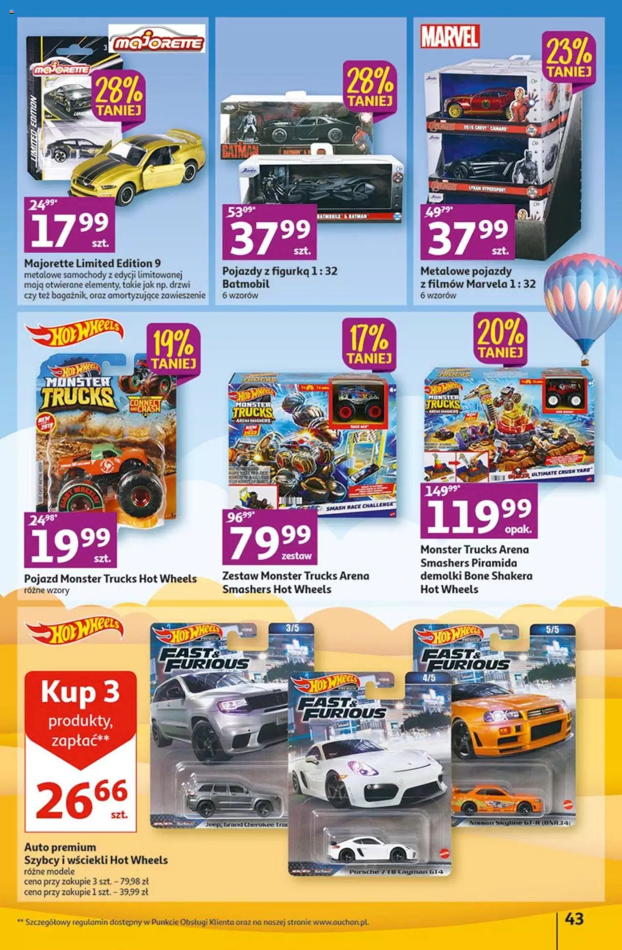 Auchan Radosny Dzień Dziecka Hipermarket  Gazetka ważna od 25.05.2023 do 31.05.2023 strona 43