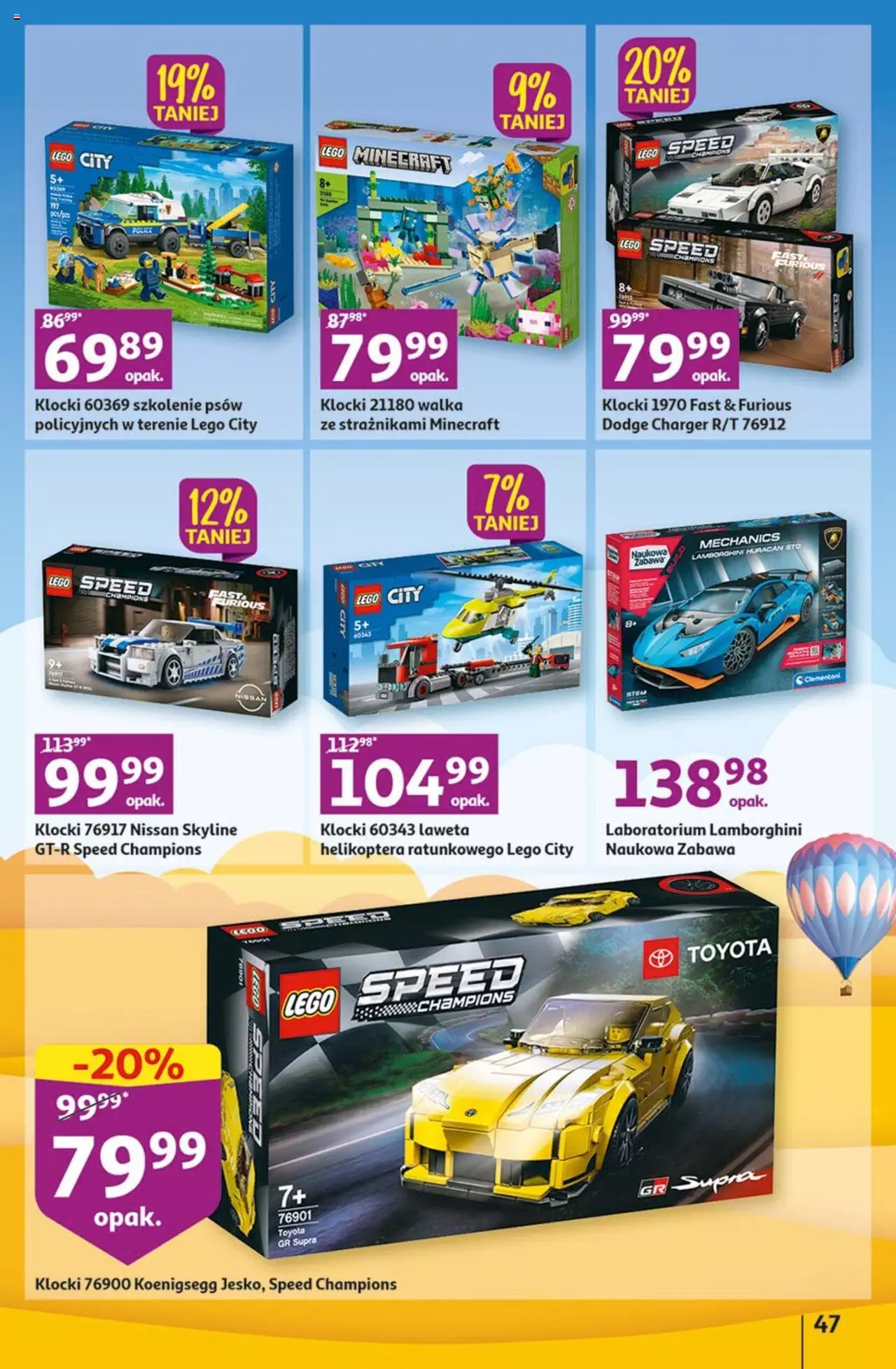 Auchan Radosny Dzień Dziecka Hipermarket  Gazetka ważna od 25.05.2023 do 31.05.2023 strona 47