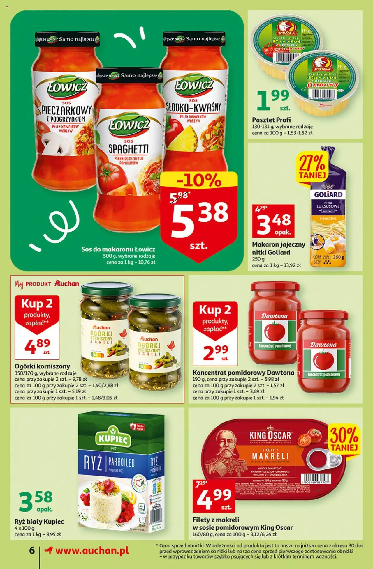 Auchan Rewelacyjne Wielopaki Hipermarket Gazetka ważna od 23.02.2023 do 01.03.2023 strona 6