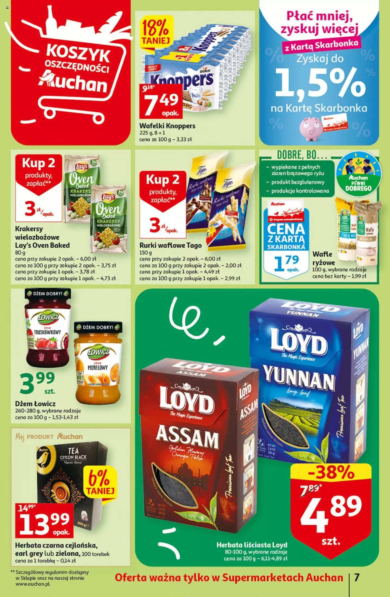 Auchan Rewelacyjne Wielopaki Hipermarket Gazetka ważna od 23.02.2023 do 01.03.2023 strona 7