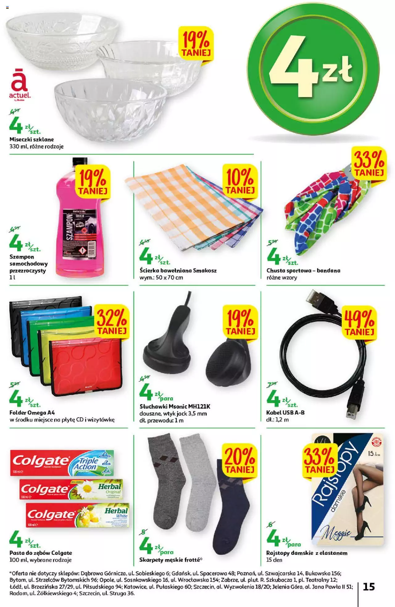 Auchan Rewelacyjnie małe ceny Auchan Hipermarket Gazetka ważna od 03.01.2023 do 11.01.2023 strona 15