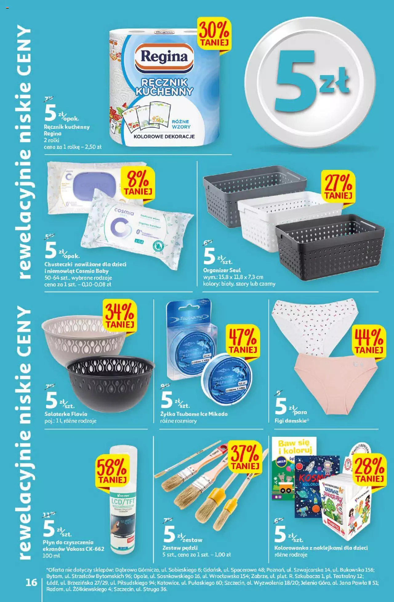Auchan Rewelacyjnie małe ceny Auchan Hipermarket Gazetka ważna od 03.01.2023 do 11.01.2023 strona 16