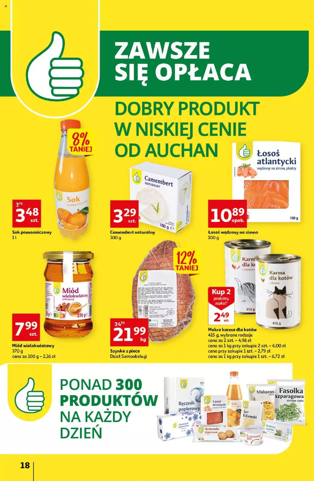 Auchan Rewelacyjnie małe ceny Auchan Hipermarket Gazetka ważna od 03.01.2023 do 11.01.2023 strona 18