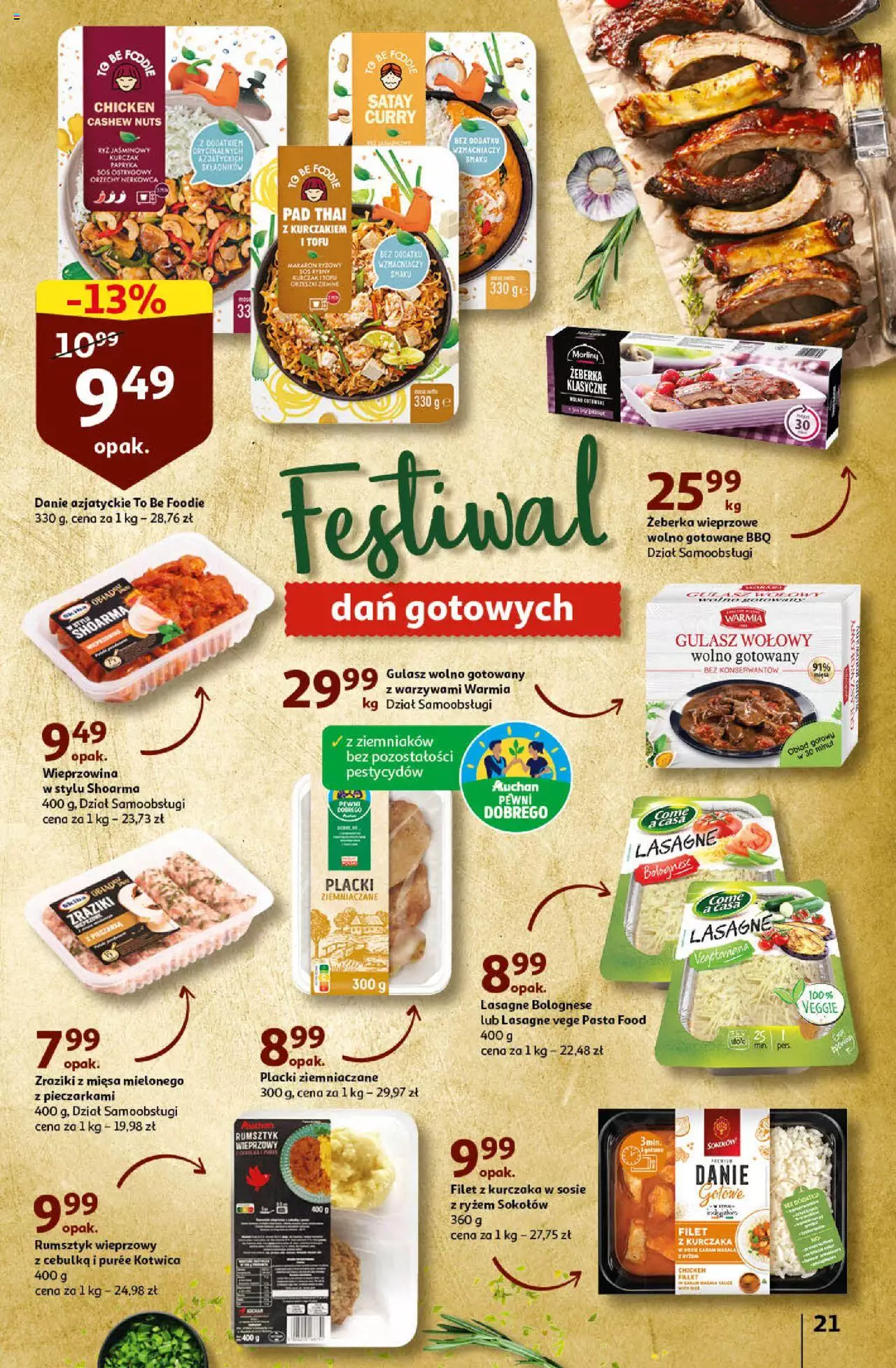 Auchan Rewelacyjnie małe ceny Auchan Hipermarket Gazetka ważna od 03.01.2023 do 11.01.2023 strona 21