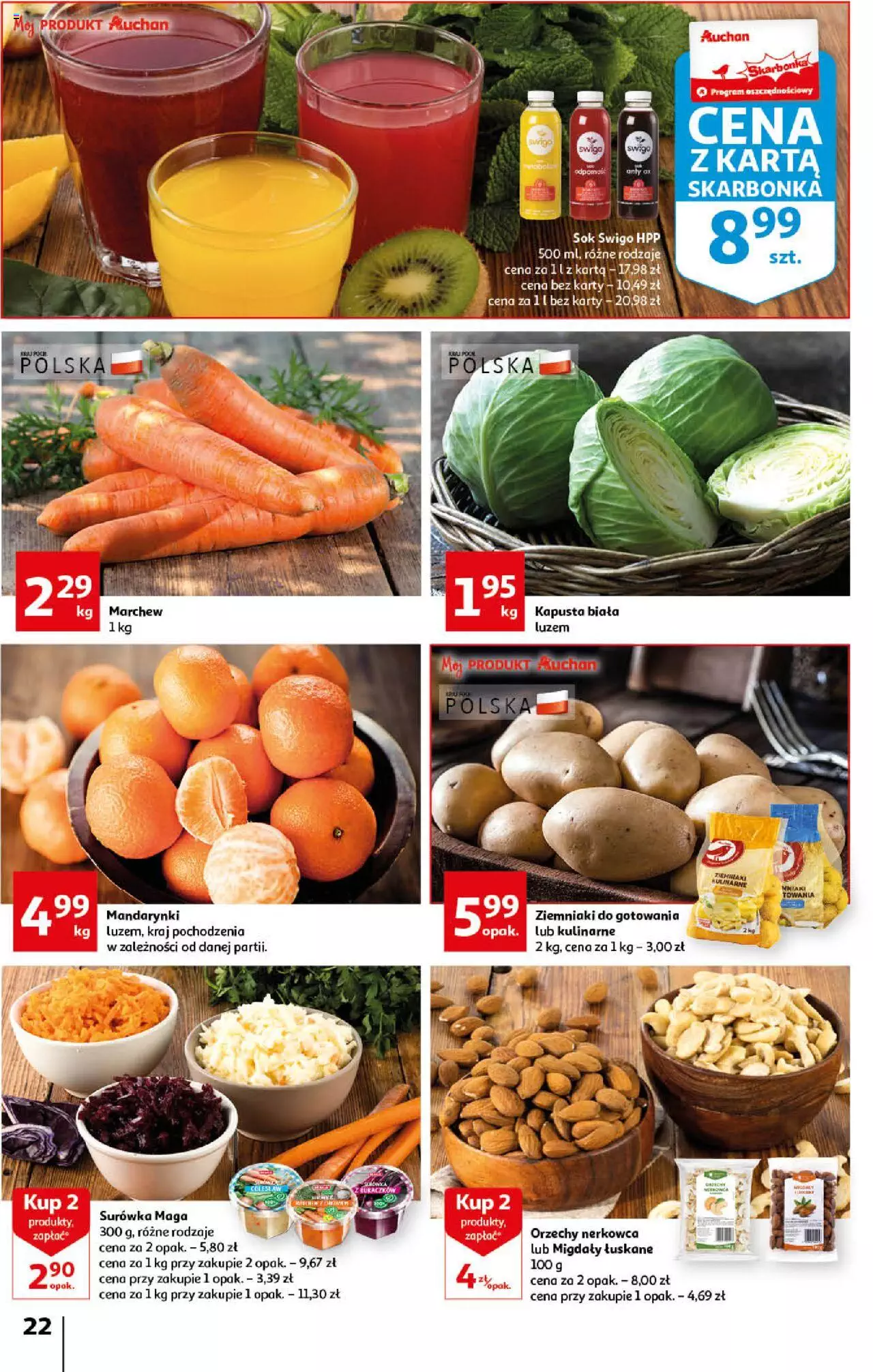 Auchan Rewelacyjnie małe ceny Auchan Hipermarket Gazetka ważna od 03.01.2023 do 11.01.2023 strona 22
