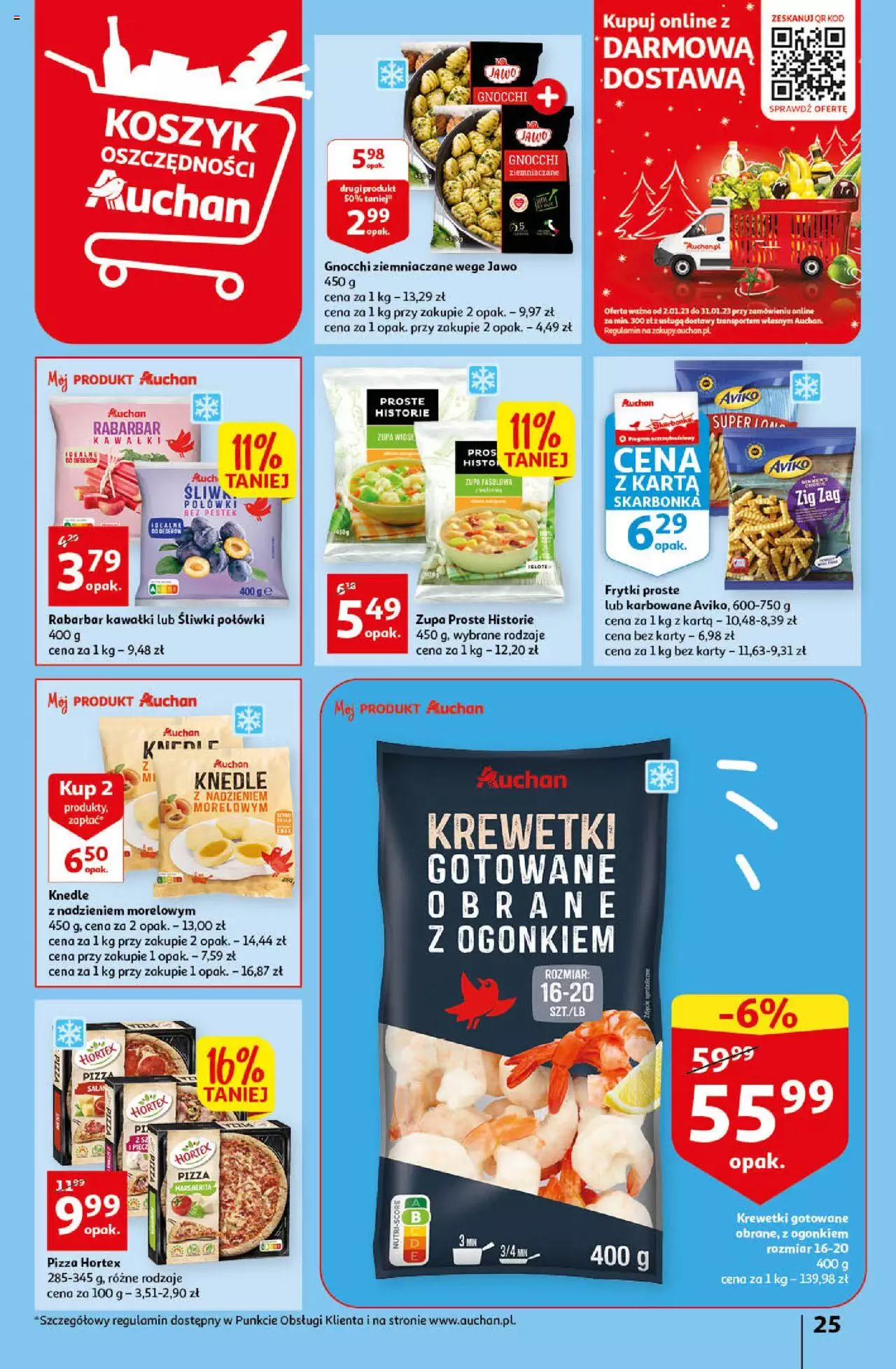 Auchan Rewelacyjnie małe ceny Auchan Hipermarket Gazetka ważna od 03.01.2023 do 11.01.2023 strona 25