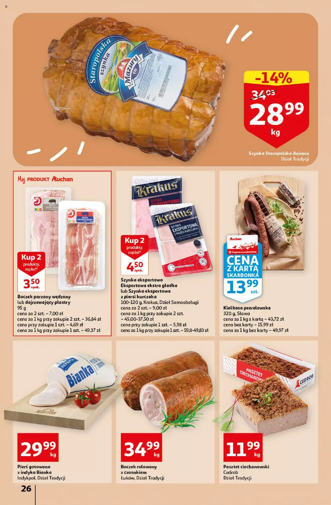 Auchan Rewelacyjnie małe ceny Auchan Hipermarket Gazetka ważna od 03.01.2023 do 11.01.2023 strona 26