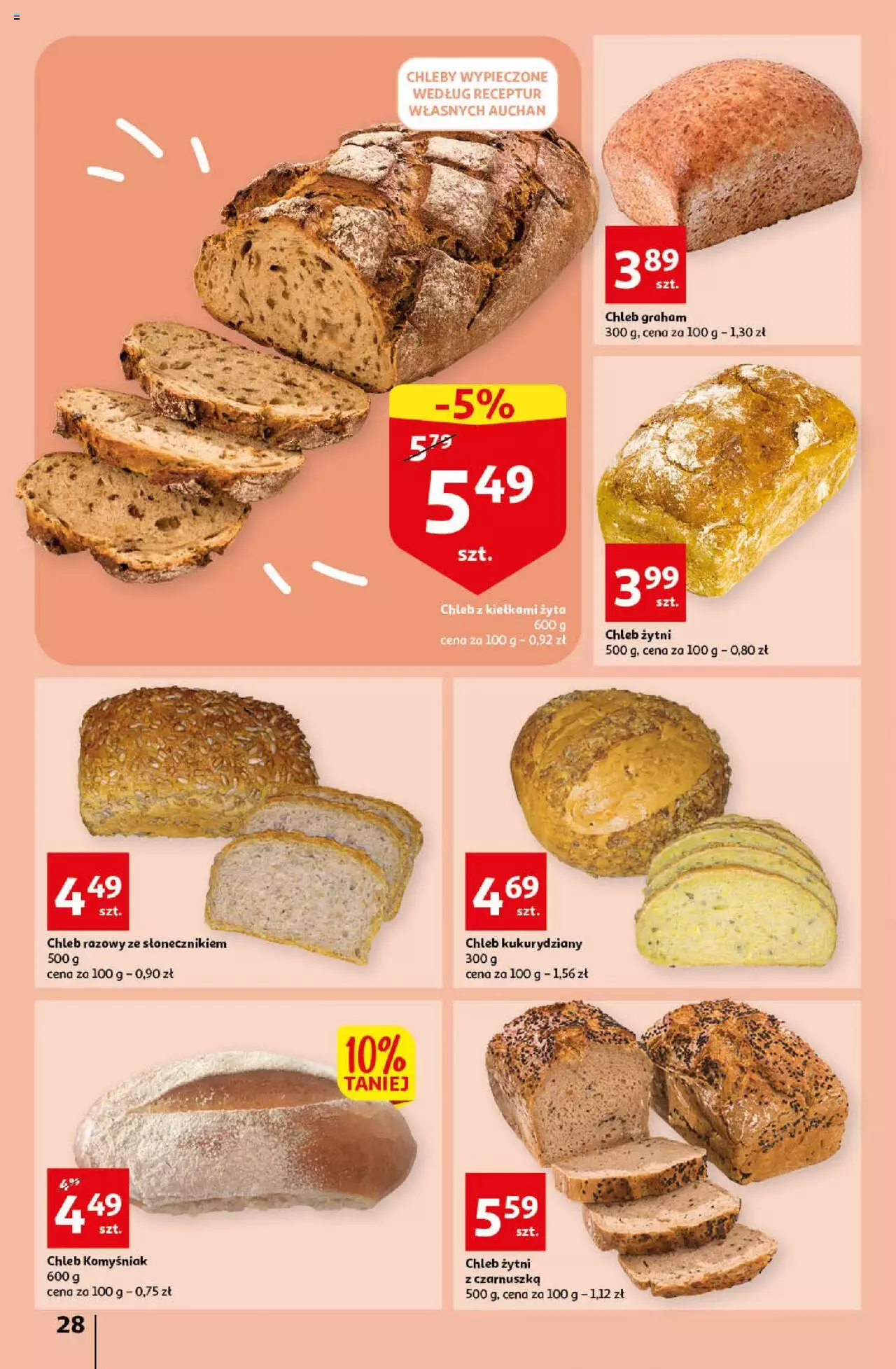 Auchan Rewelacyjnie małe ceny Auchan Hipermarket Gazetka ważna od 03.01.2023 do 11.01.2023 strona 28