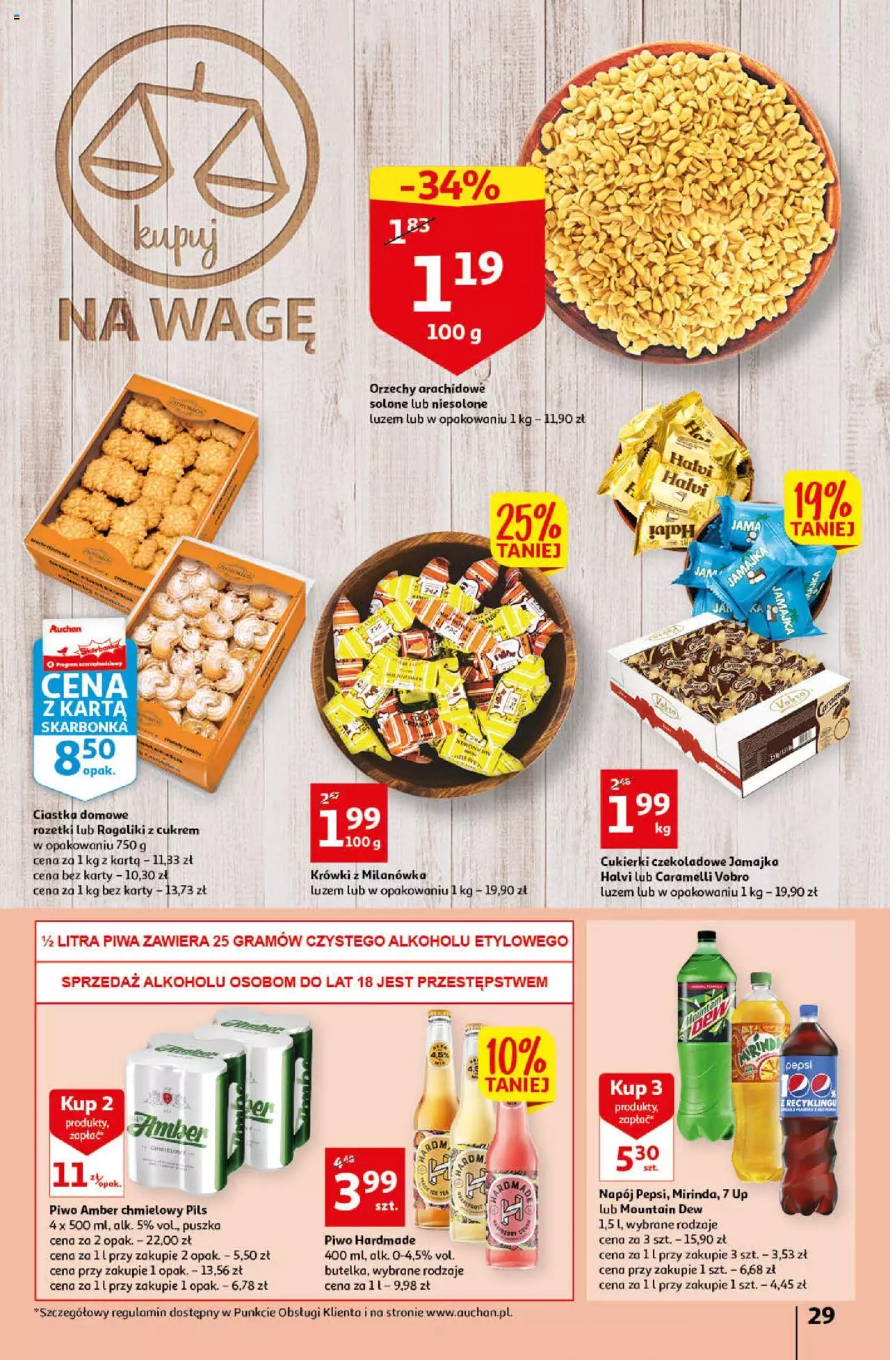 Auchan Rewelacyjnie małe ceny Auchan Hipermarket Gazetka ważna od 03.01.2023 do 11.01.2023 strona 29