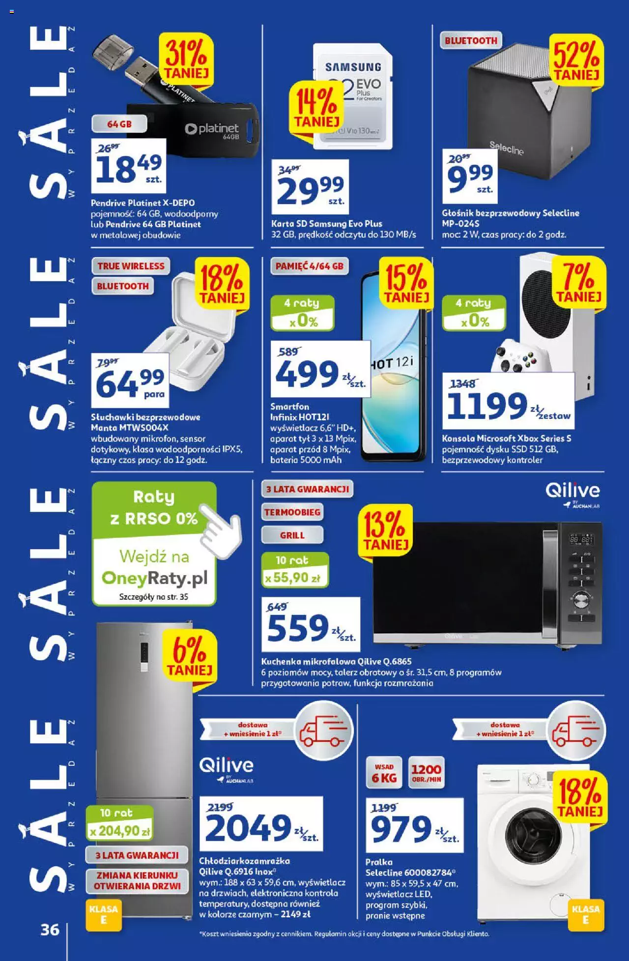 Auchan Rewelacyjnie małe ceny Auchan Hipermarket Gazetka ważna od 03.01.2023 do 11.01.2023 strona 36