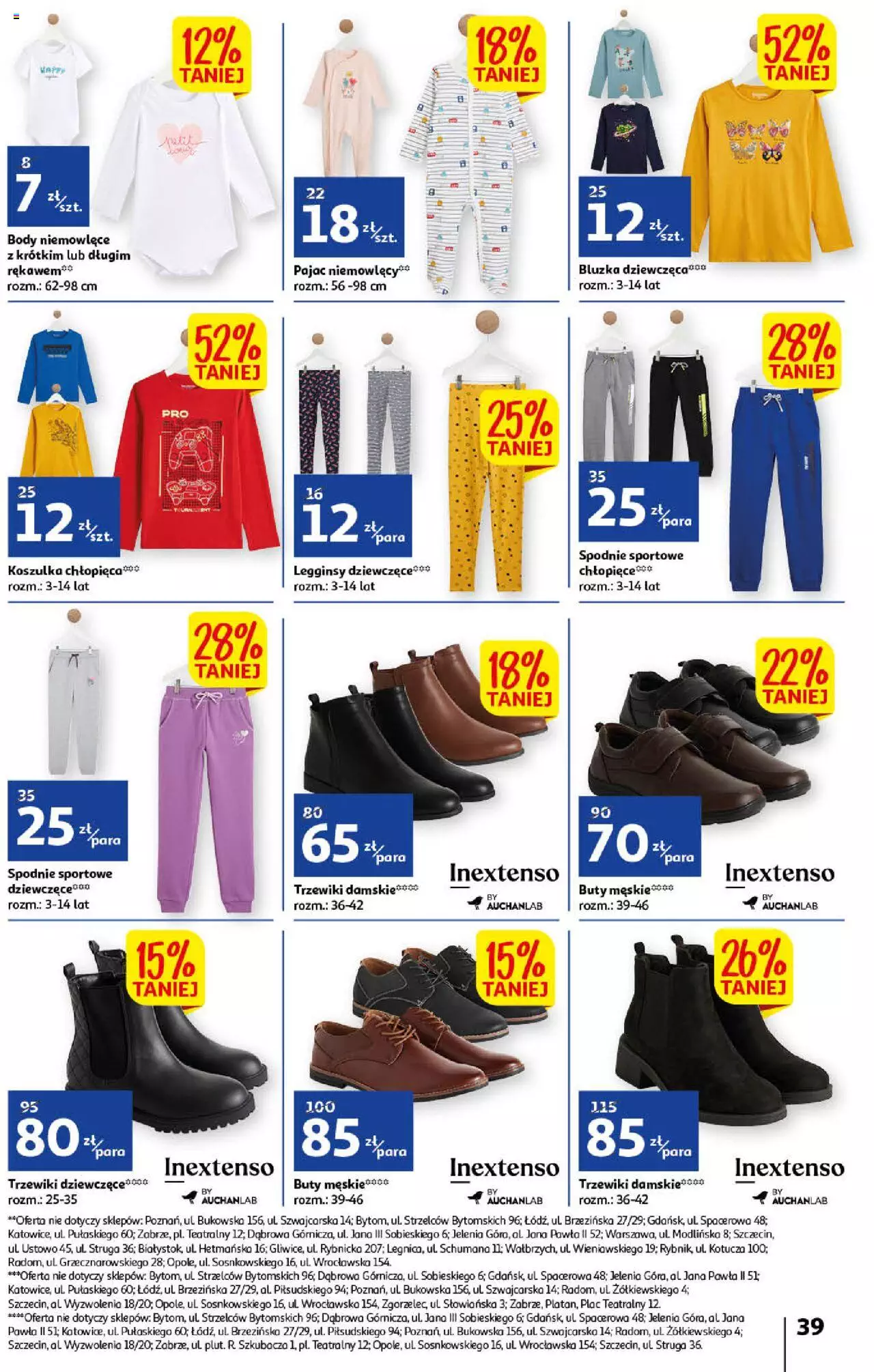 Auchan Rewelacyjnie małe ceny Auchan Hipermarket Gazetka ważna od 03.01.2023 do 11.01.2023 strona 39