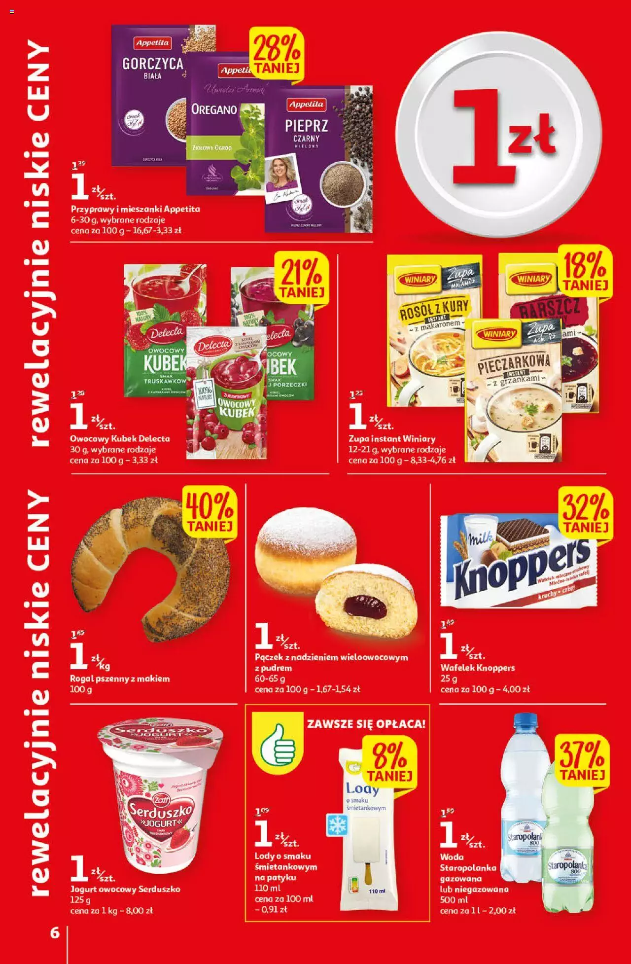 Auchan Rewelacyjnie małe ceny Auchan Hipermarket Gazetka ważna od 03.01.2023 do 11.01.2023 strona 6