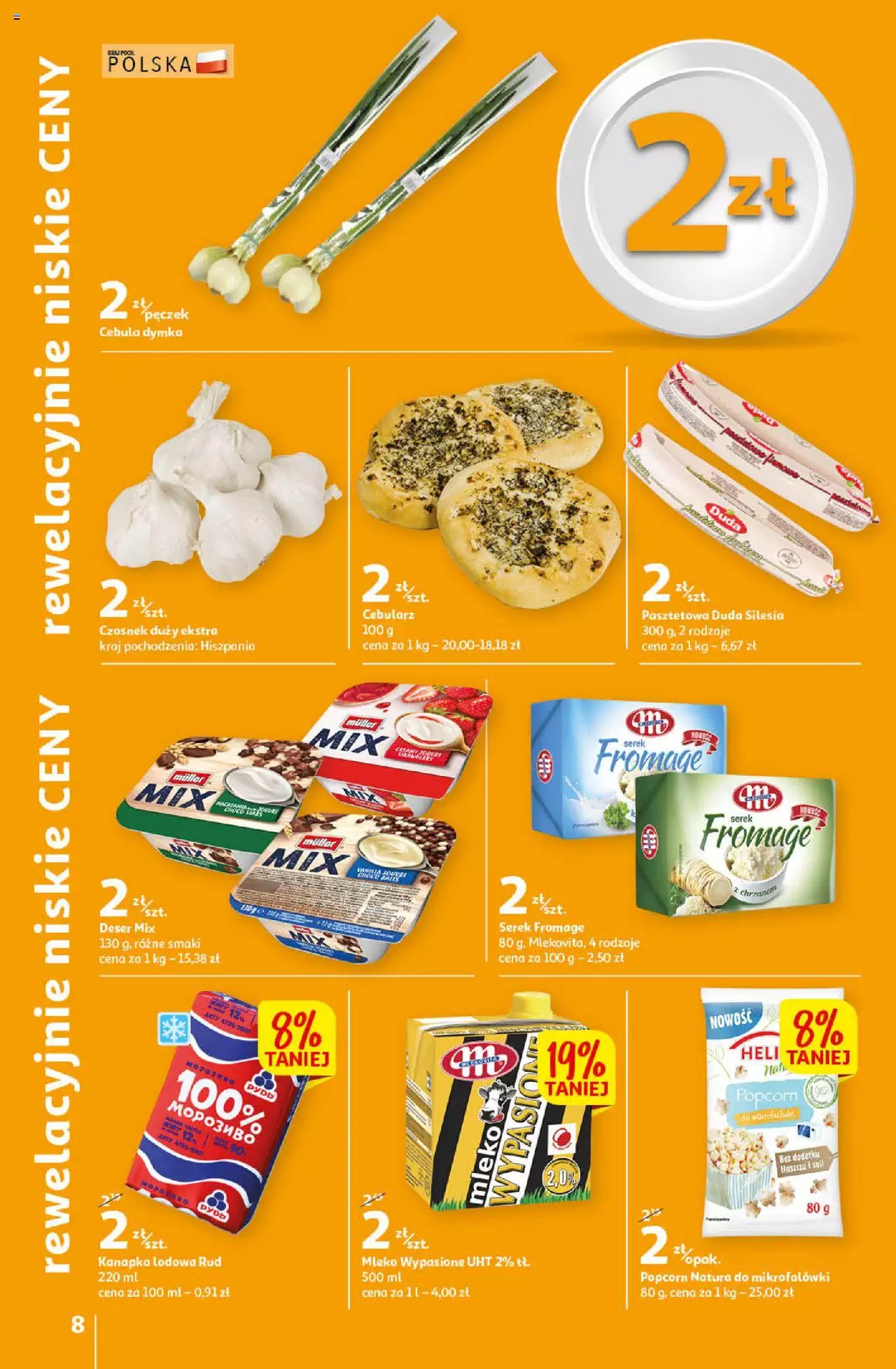 Auchan Rewelacyjnie małe ceny Auchan Hipermarket Gazetka ważna od 03.01.2023 do 11.01.2023 strona 8