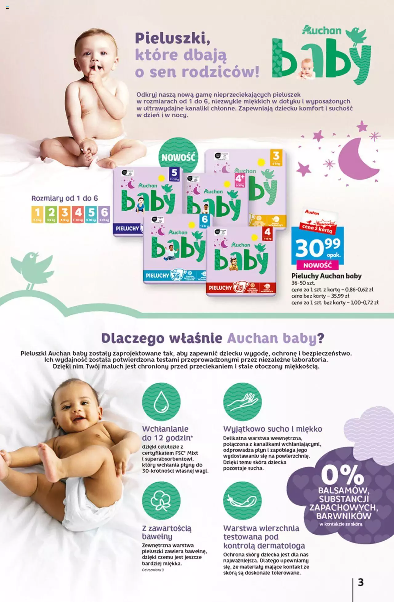 Auchan Rewelacyjnie małe CENY! Hipermarket Gazetka ważna od 07.09.2023 do 13.09.2023 strona 3