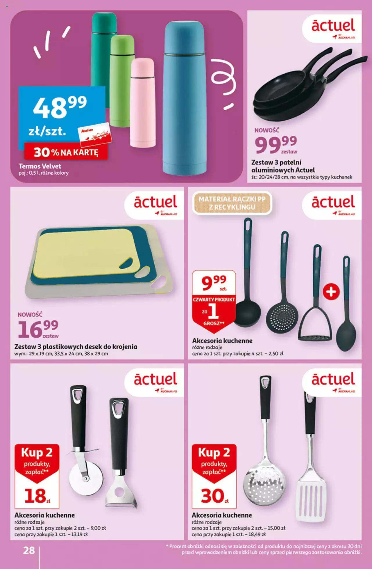 Auchan Rewelacyjnie małe CENY! Hipermarket Gazetka ważna od 07.09.2023 do 13.09.2023 strona 28