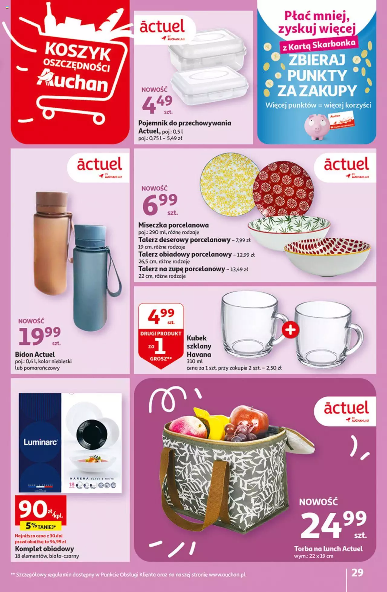 Auchan Rewelacyjnie małe CENY! Hipermarket Gazetka ważna od 07.09.2023 do 13.09.2023 strona 29