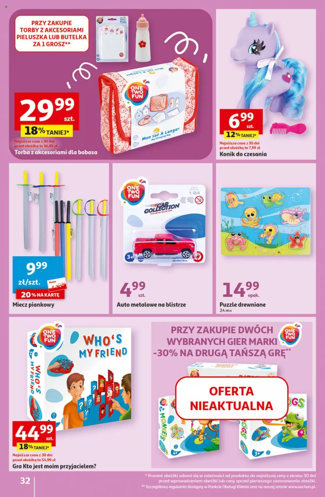 Auchan Rewelacyjnie małe CENY! Hipermarket Gazetka ważna od 07.09.2023 do 13.09.2023 strona 32