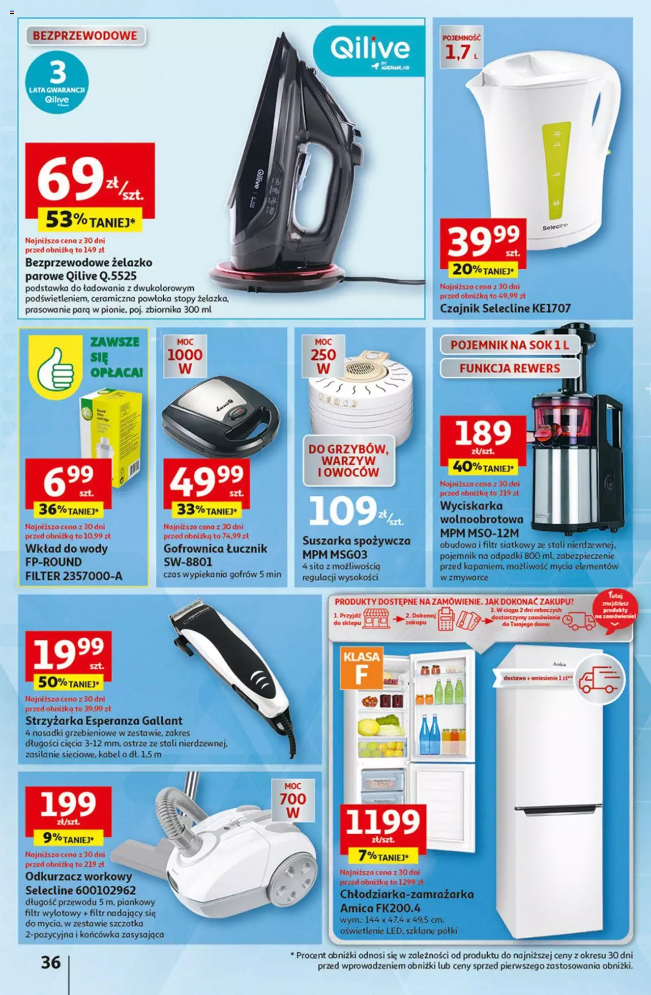Auchan Rewelacyjnie małe CENY! Hipermarket Gazetka ważna od 07.09.2023 do 13.09.2023 strona 36