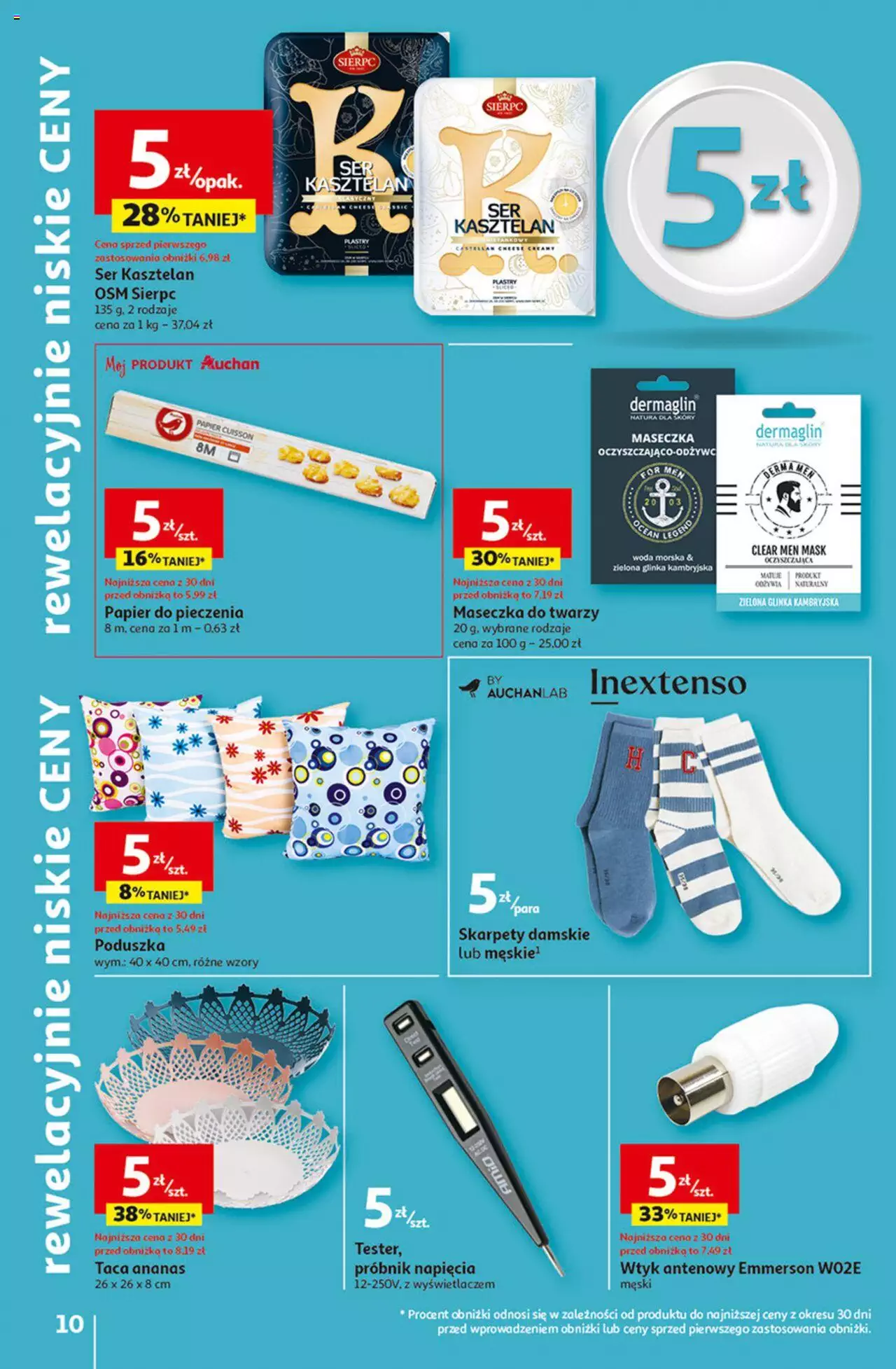Auchan Rewelacyjnie małe CENY! Hipermarket Gazetka ważna od 07.09.2023 do 13.09.2023 strona 10