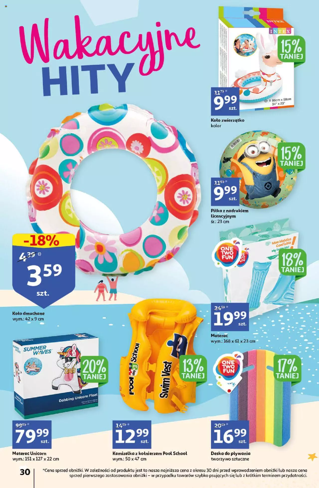 Auchan Sezon na orzeźwienie Hipermarket  Gazetka ważna  od 15.06.2023 do 21.06.2023 strona 30